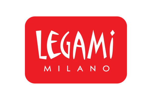 LEGA MI Milano logo on a red background.