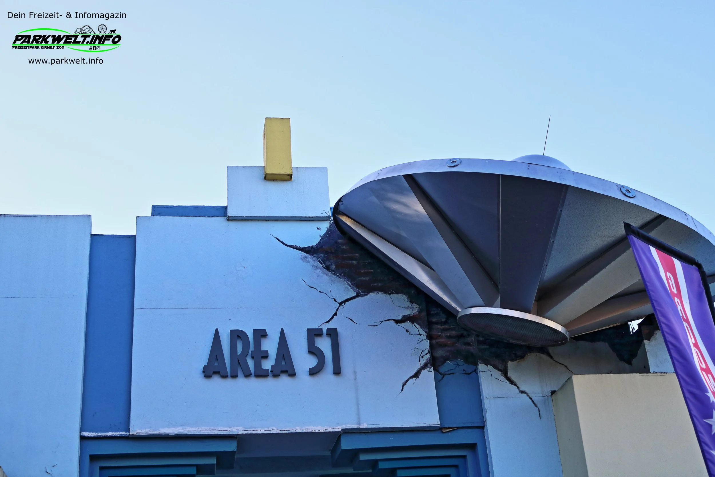 Area 51 Top Secret Intamin Spillwater Wasserbahn Dark Ride movie park freizeitpark themepark filmpark bottrop germany achterbahn attraktionen info guide park plan