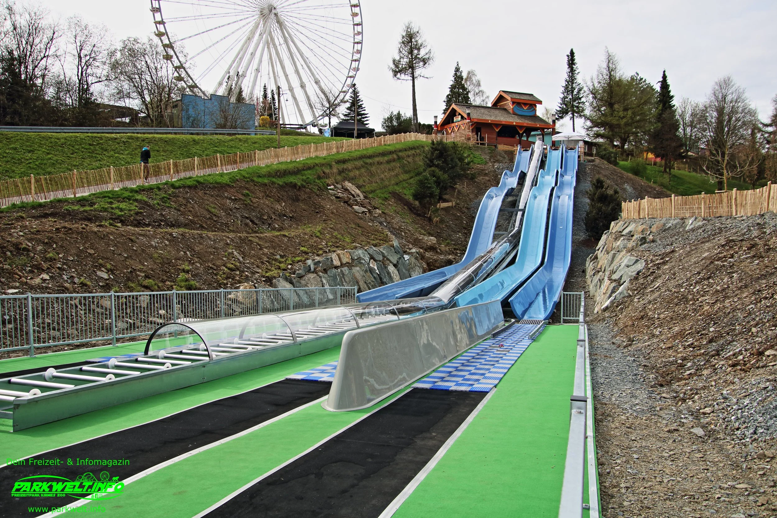 yakaris rutschige wasserfälle Fort Fun Abenteuerland Freizeitpark Bestwig Wasserfall Themepark