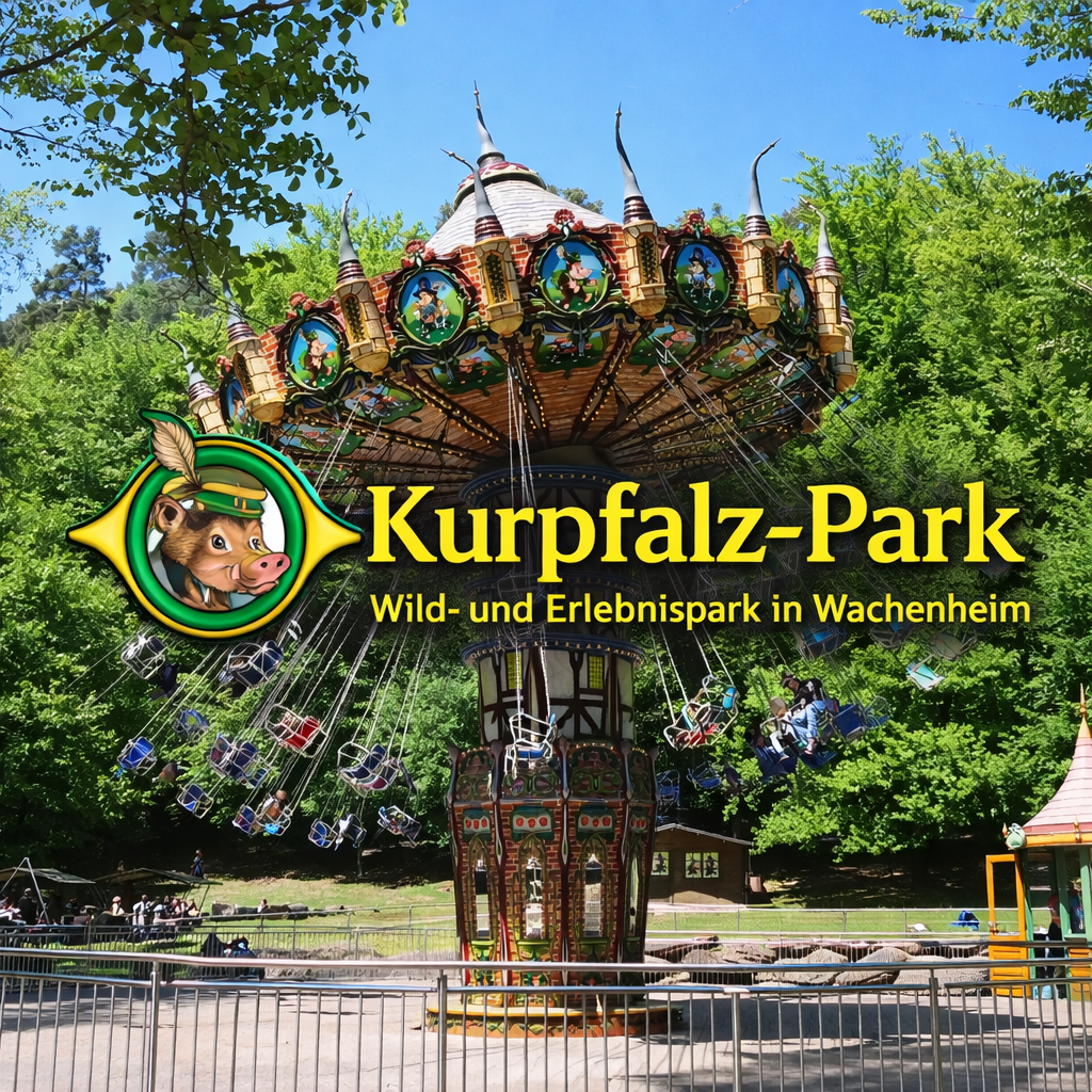 Kurpfalz Park Wachenheim Weinstraße Freizeitpark Wildpark Themepark Park Plan Guide Adresse Preise Attraktionen Fahrgeschäfte Achterbahn 