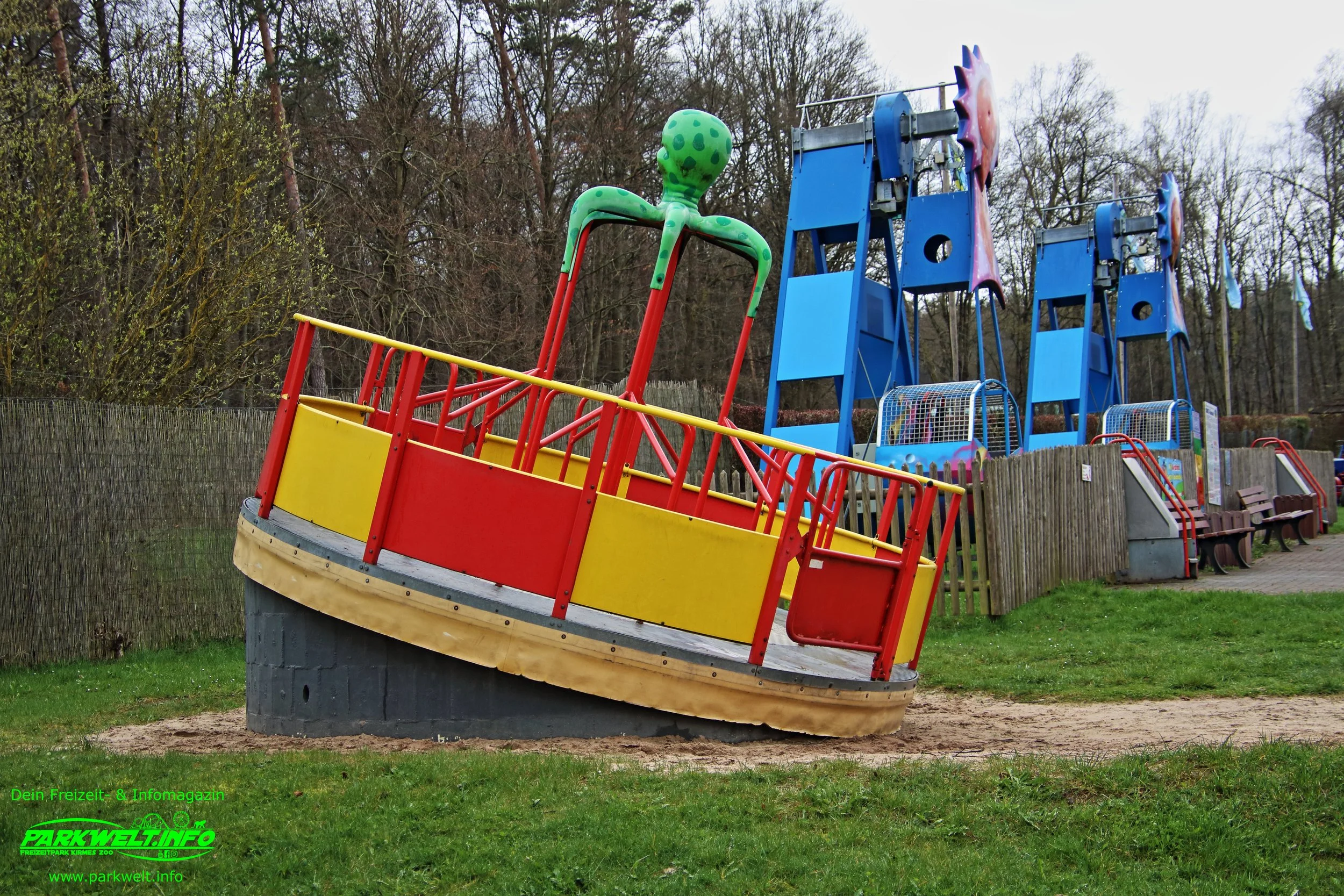 Freche Krake Inno Heege Erlebnispark Steinau an der Straße Freizeitpark Themepark Info News Attraktionen Park Plan Map Guide Fotos Bilder Fahrgeschäfte Preise