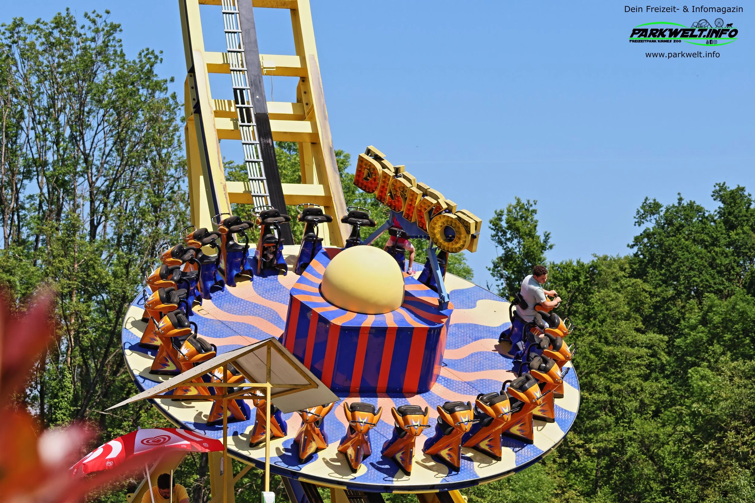 Mega Disk´O Zamperla Didiland Freizeitpark Themepark Amusementpark Info Preise Attraktionen Achterbahn Park Plan Frankreich Europa Bilder Adresse