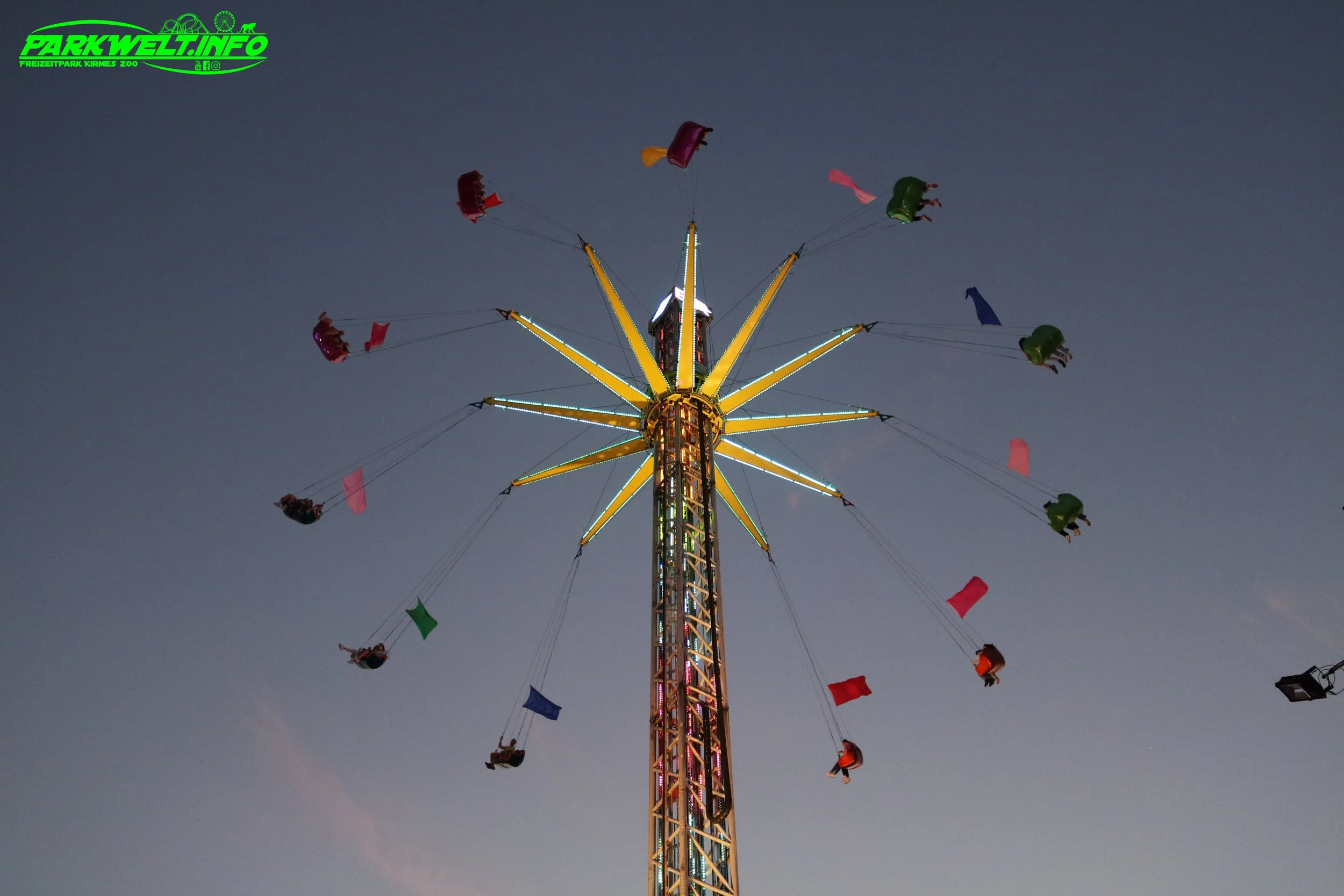 Sky Dance Peer Nülken Sky Fly Kettenkarussell Kirmes Volksfest Star Flyer