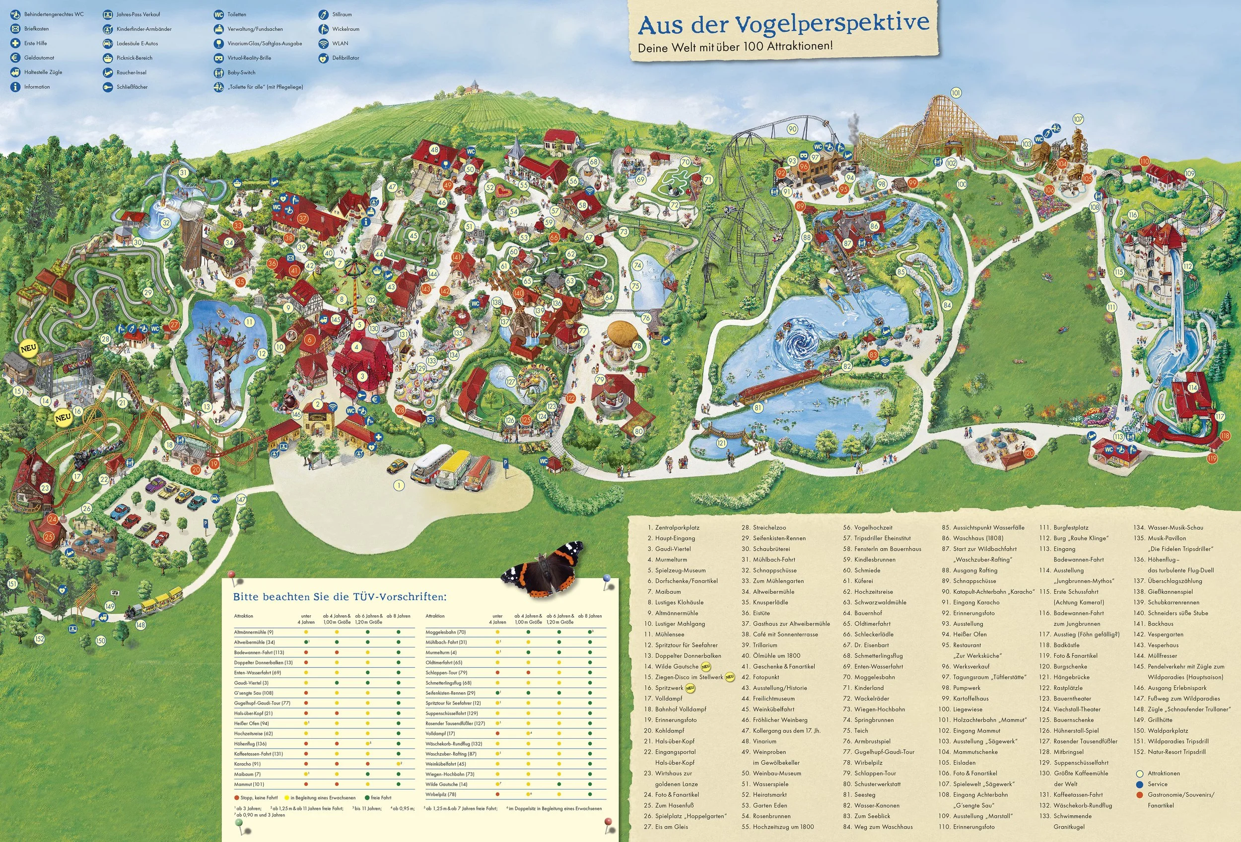 Park Plan - Erlebnispark Tripsdrill