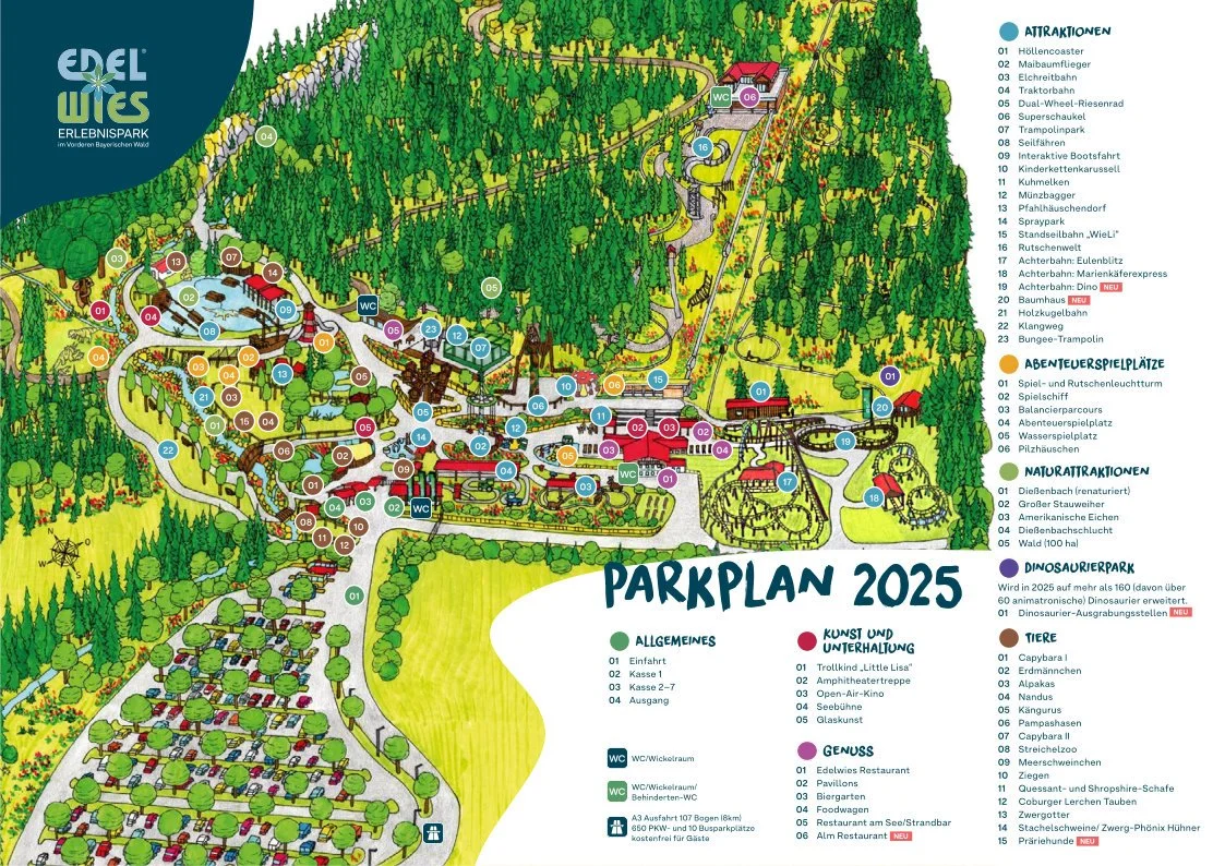 Park Plan - Edelwies Natur- und Freizeitpark