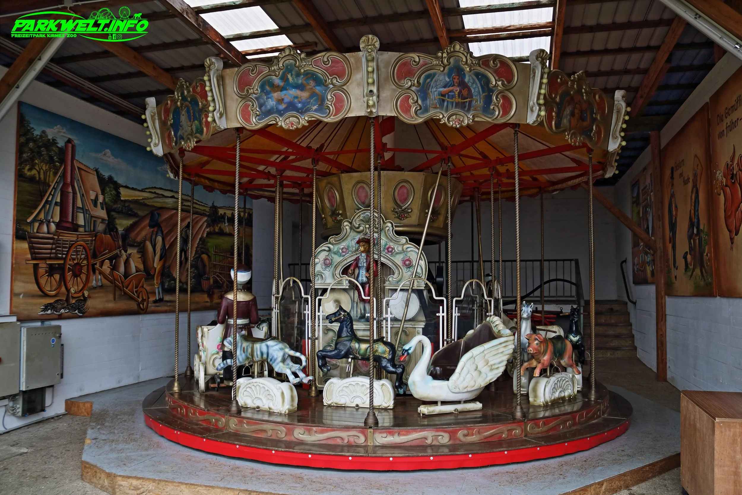 Dampf-Karussell