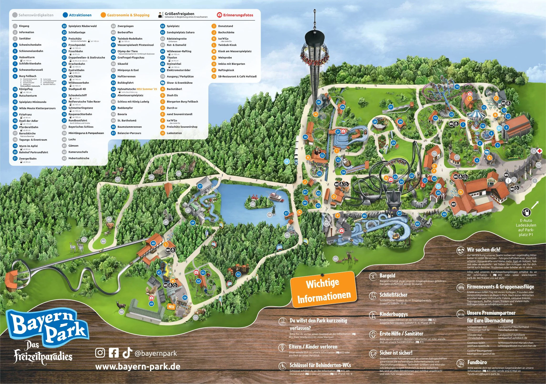 Park Plan - Bayern Park