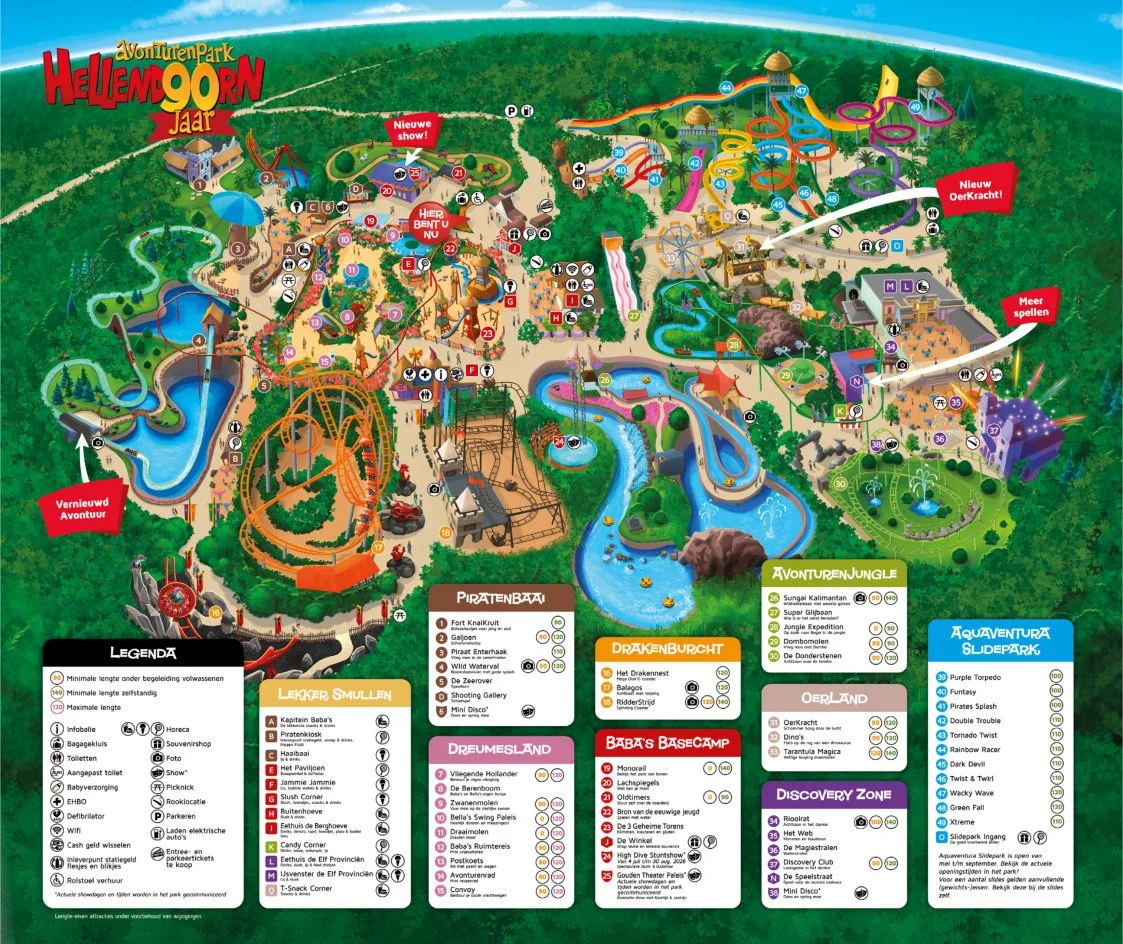 Park Plan - Avonturenpark Hellendoorn