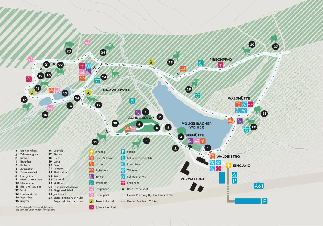 Park Plan- Tierpark Rheinböllen