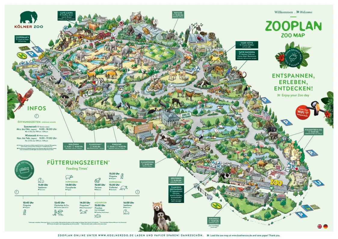 Park Plan- Kölner Zoo
