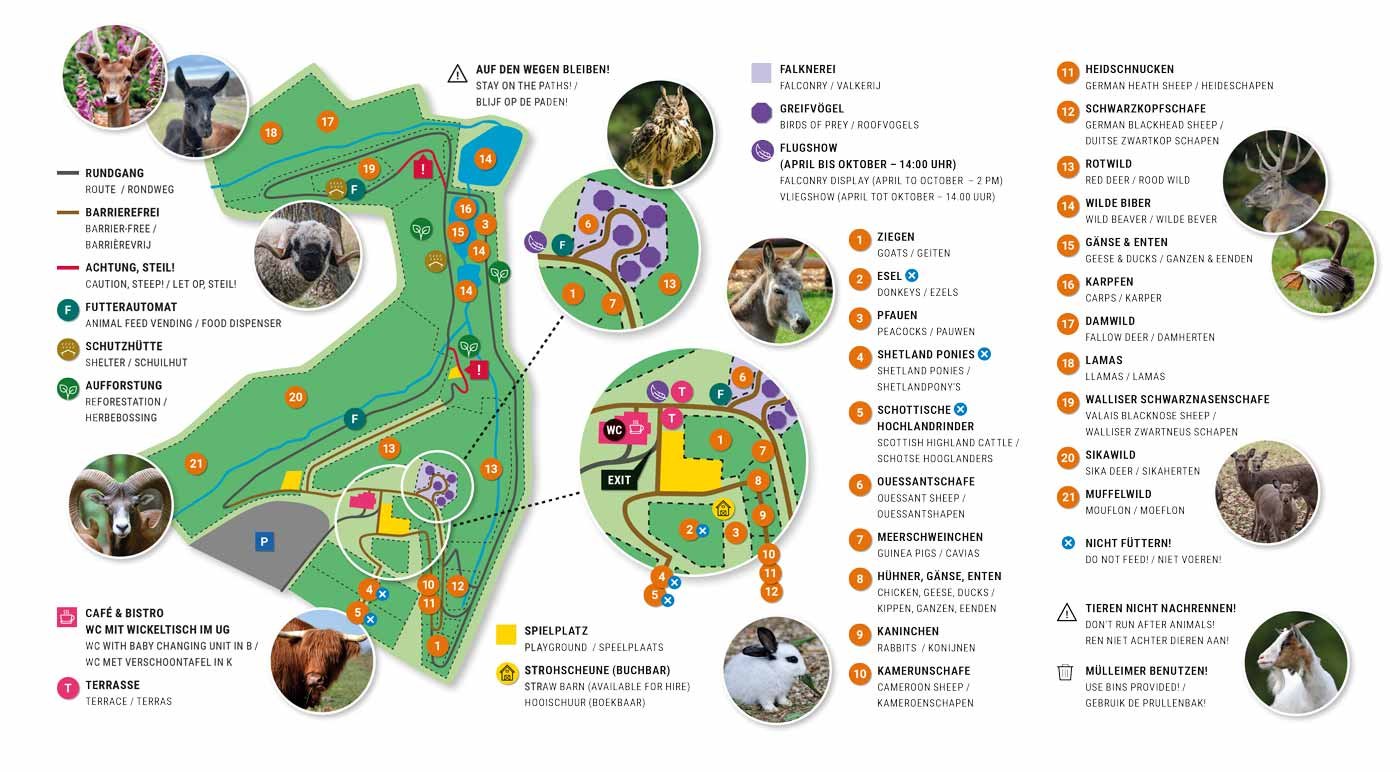 Park Plan- Wildpark Schmidt
