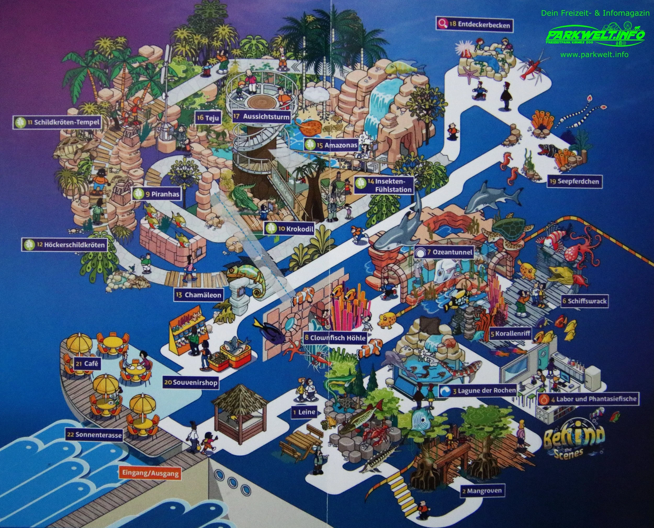 Park Plan- SEA LIFE Hannover