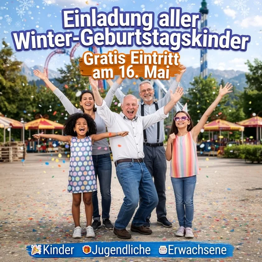 Einladung aller Winter-Geburtstagskinder- Skyline Park