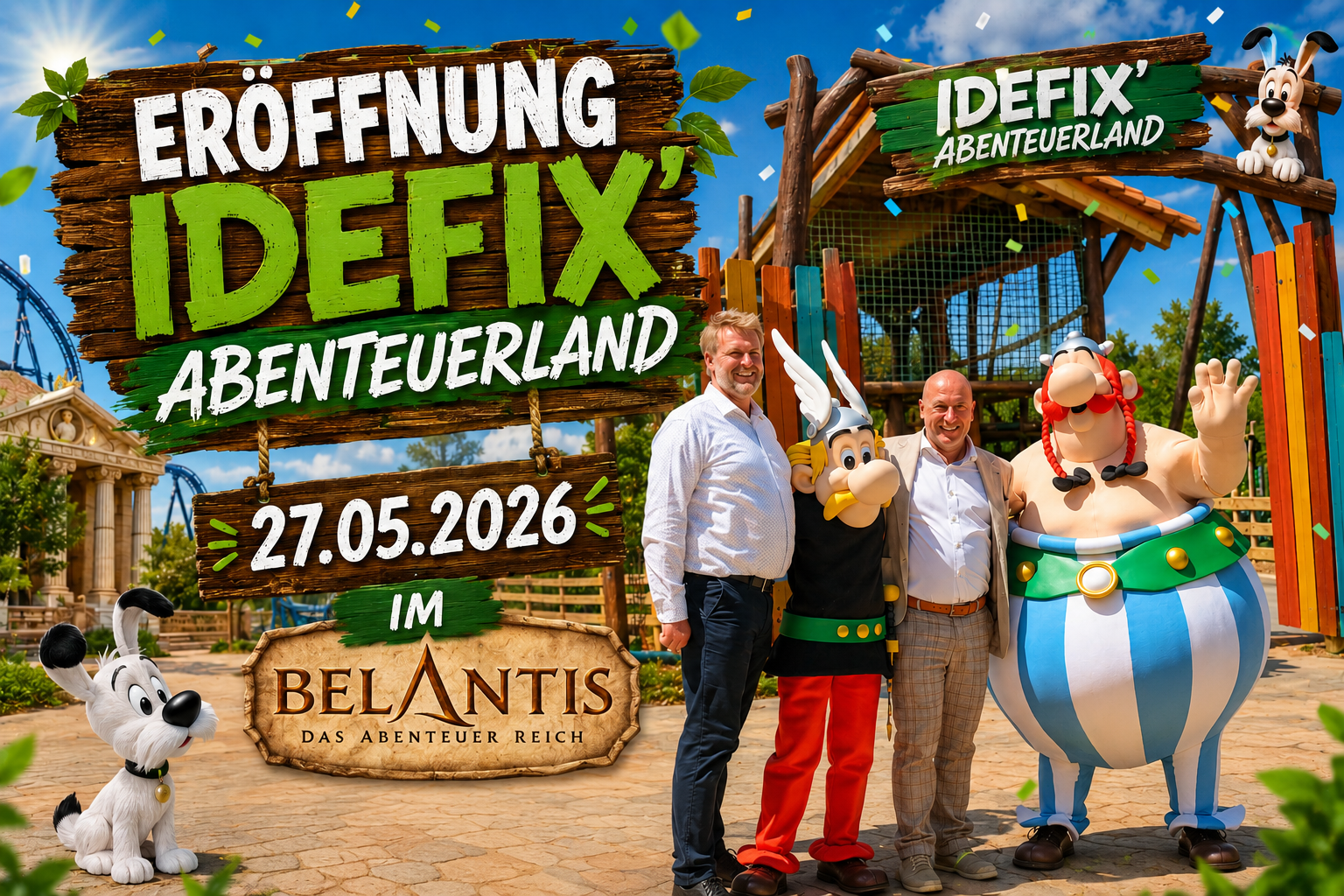Idefix’ Abenteuerland im BELANTIS eröffnet !