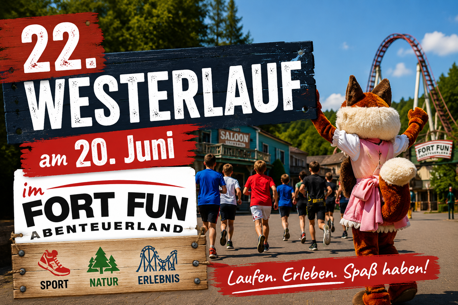 22. Westerlauf am 20. Juni im FORT FUN
