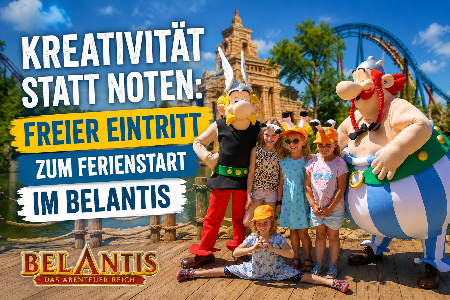 Freier Eintritt zum Ferienstart im BELANTIS