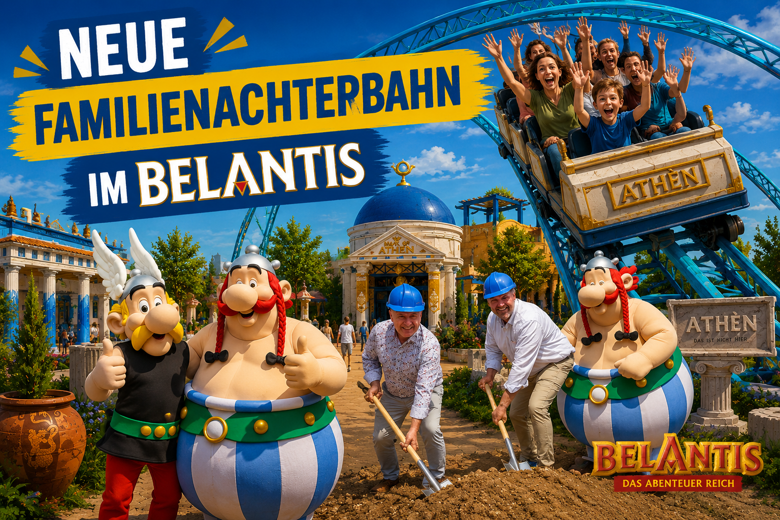 Neue Familien-Achterbahn im BELANTIS