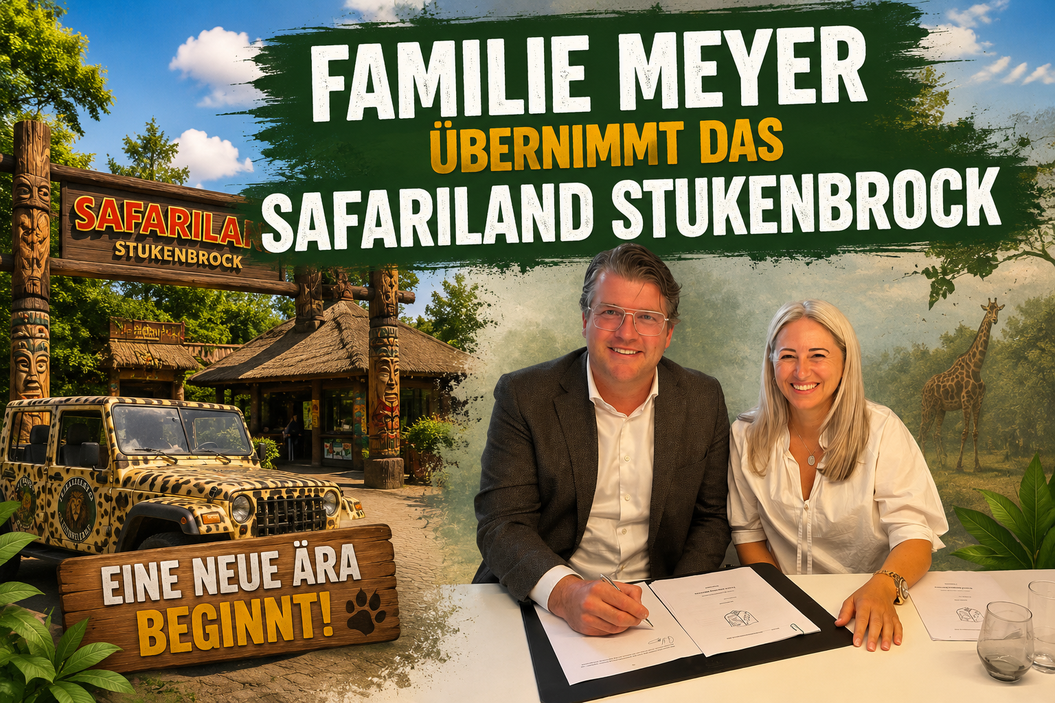 Familie Meyer übernimmt das Safariland Stukenbrock