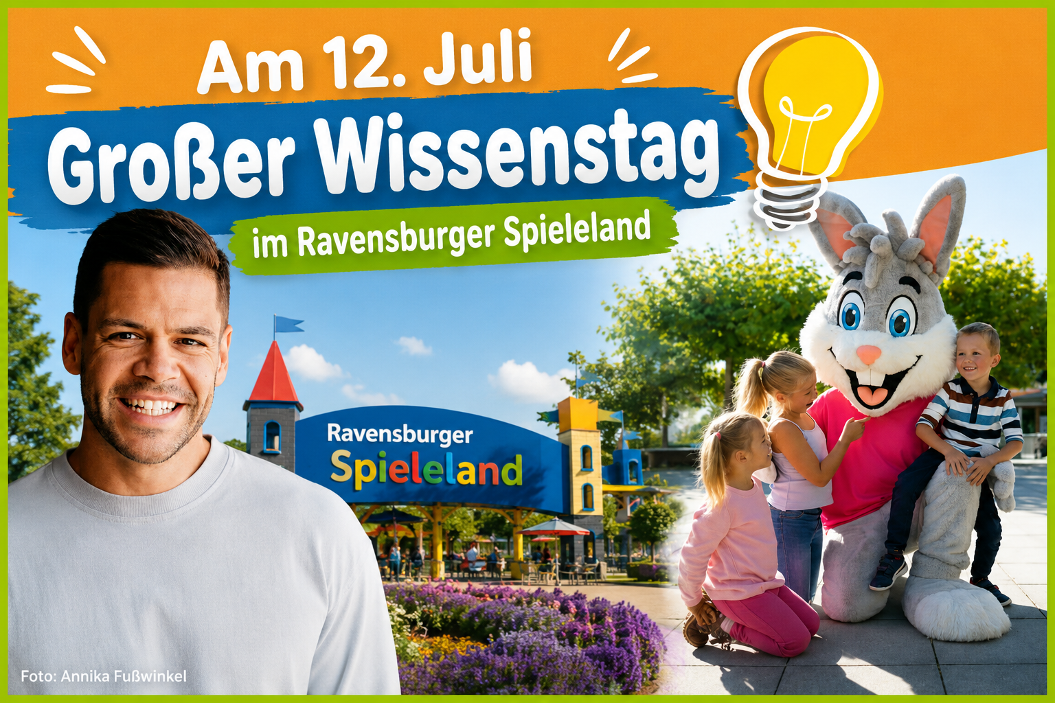 Am 12. Juli Großer Wissenstag im Ravensburger Spieleland