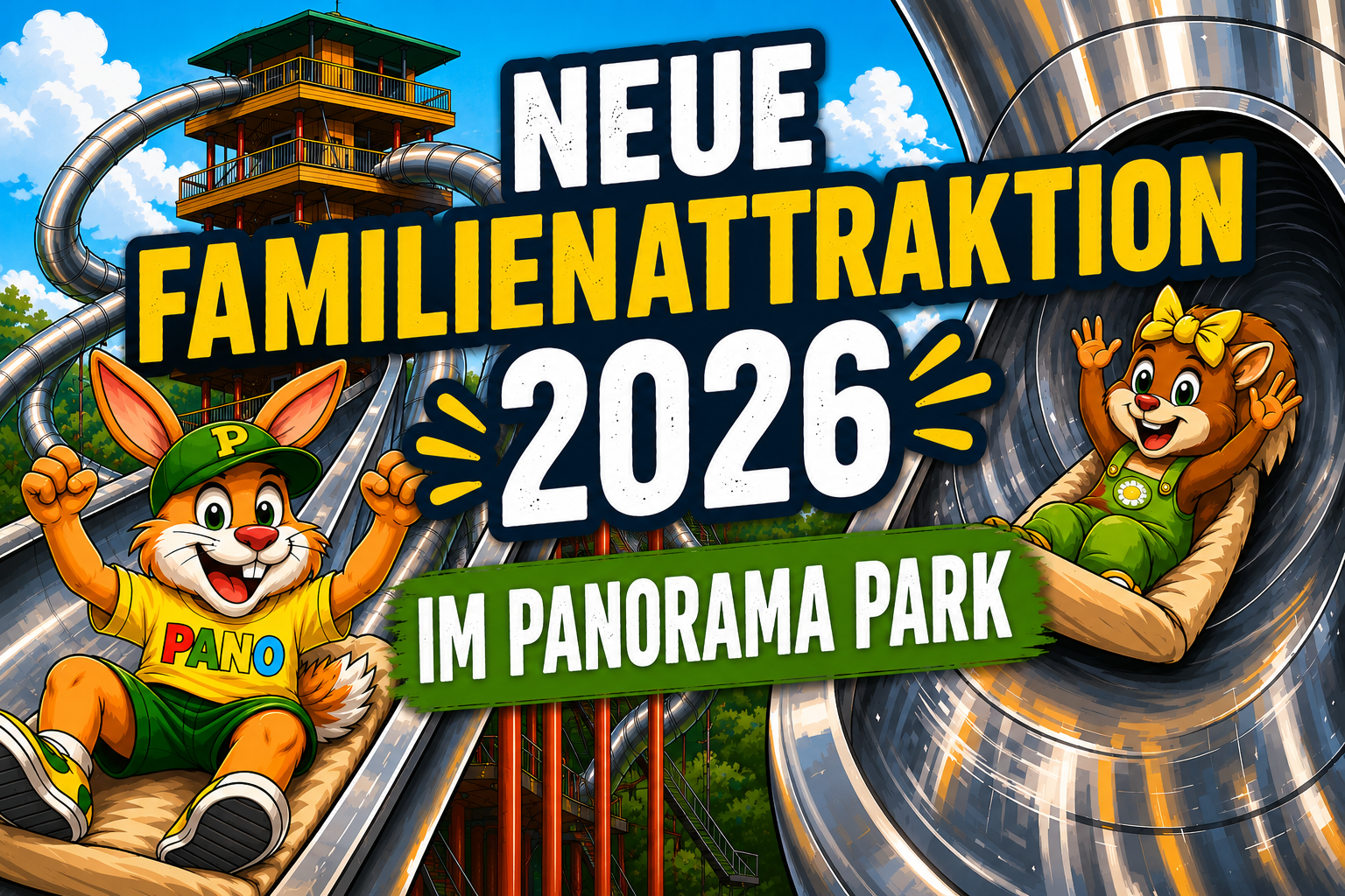 Neue Familien-Attraktion 2026 im Panorama Park
