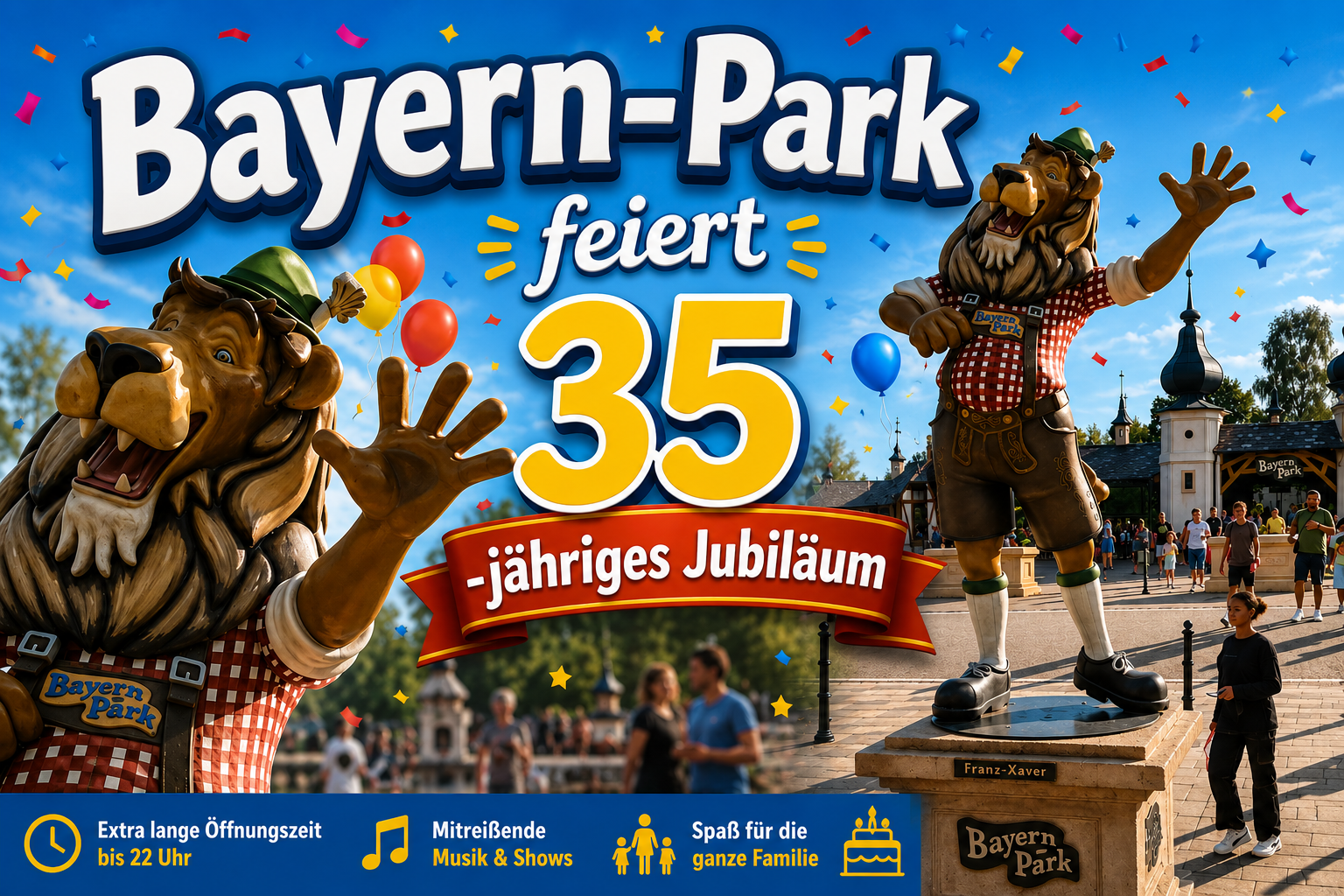 Bayern-Park feiert 35-jähriges Jubiläum