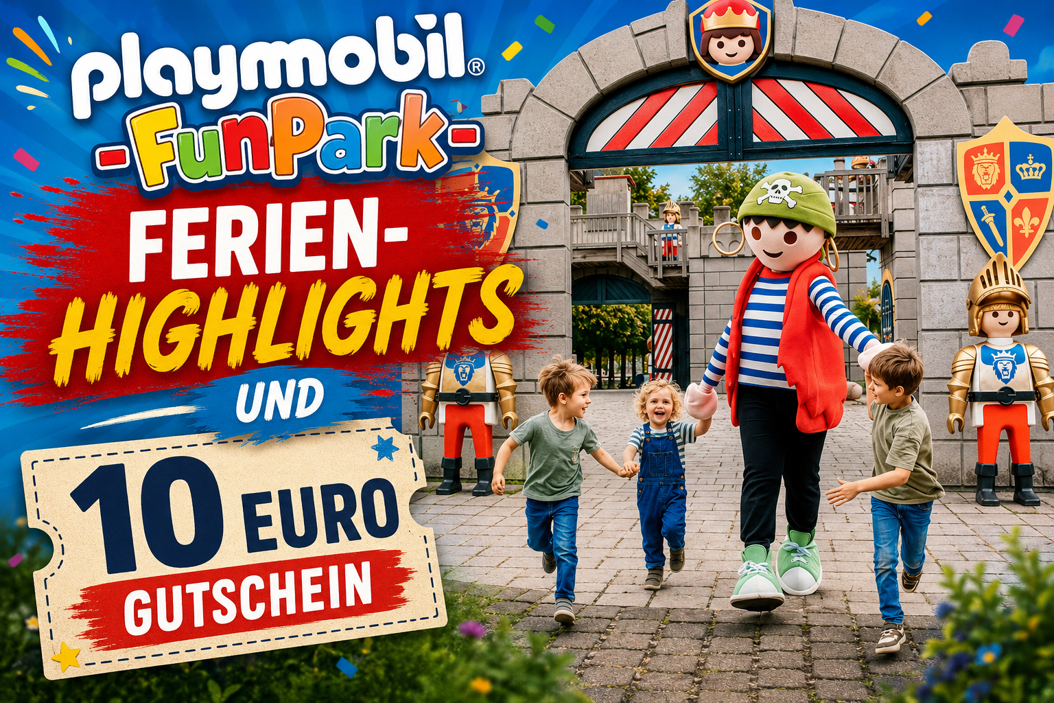 Playmobil-FunPark- Ferien-Highlights und 10 Euro Gutschein
