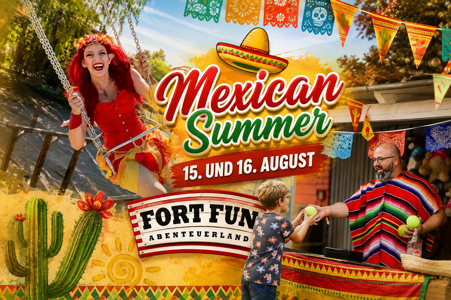 Mexican Summer am         15. und 16. August im FORT FUN Abenteuerland