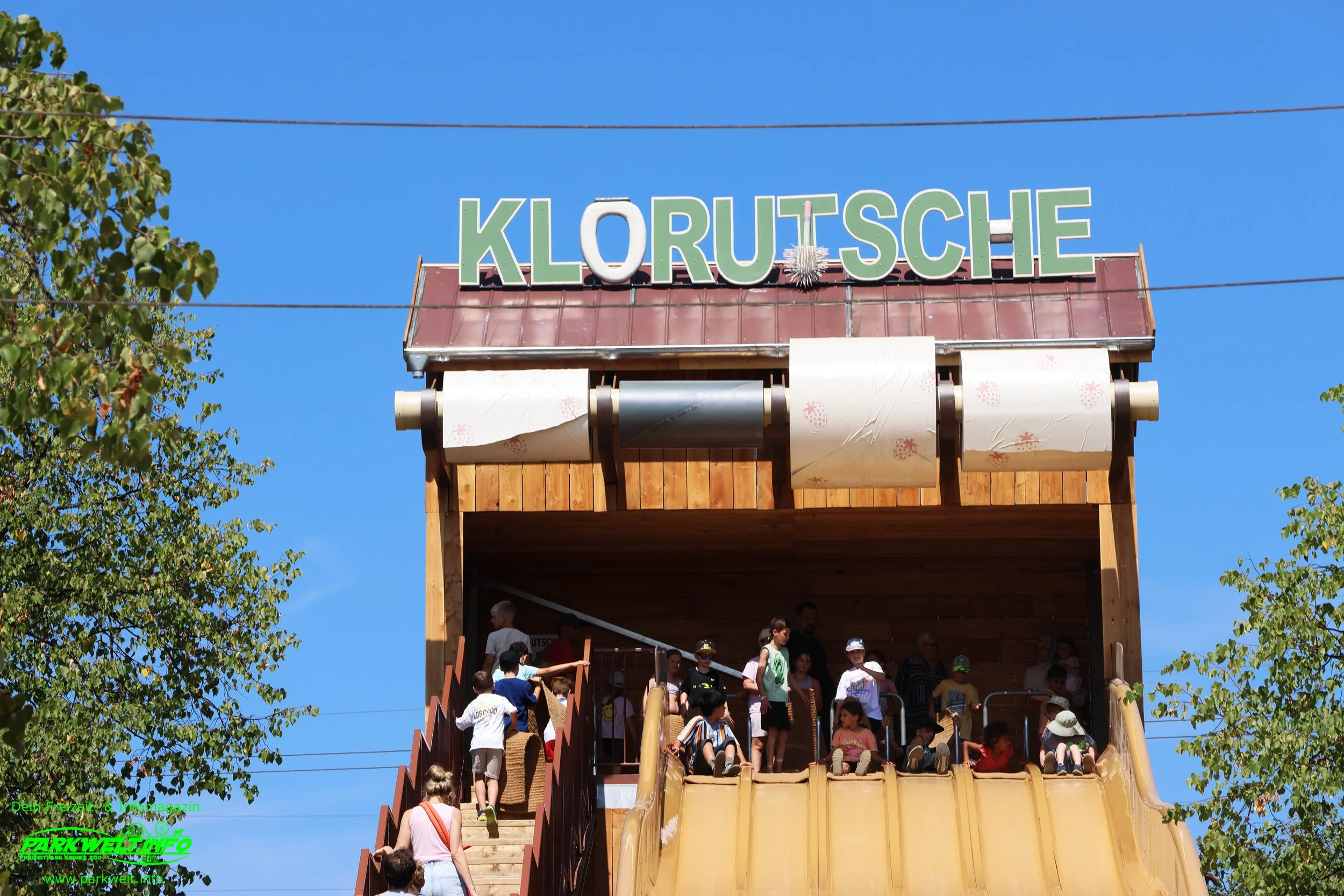 Klo-Rutsche im PipiKakaLand