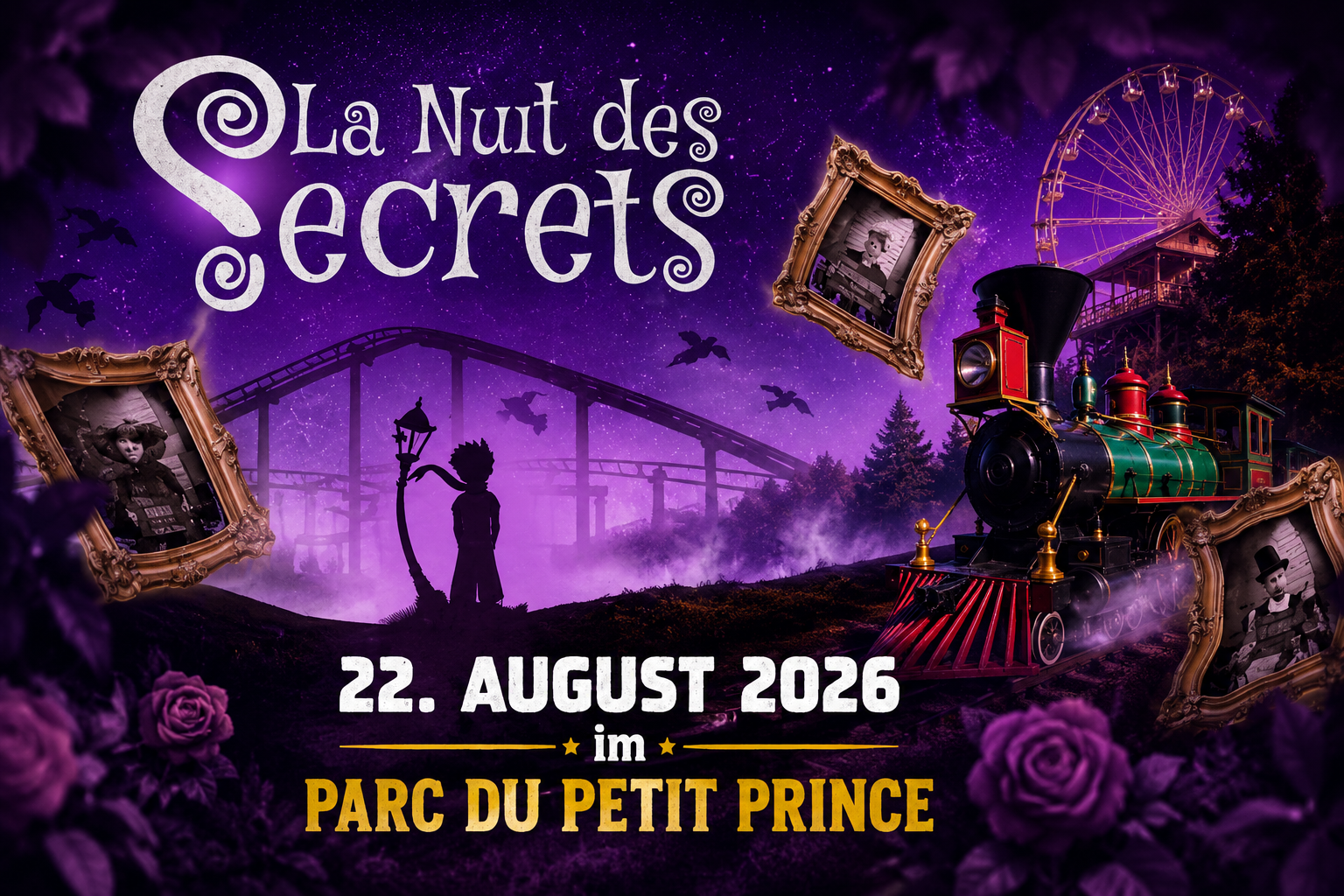Am 22. August 2026- Nacht der Geheimnisse im Parc du Petit Prince