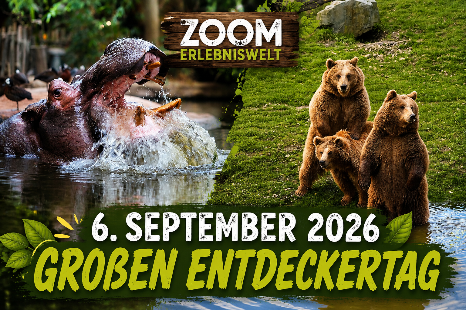 Großer Entdeckertag in der ZOOM Erlebniswelt