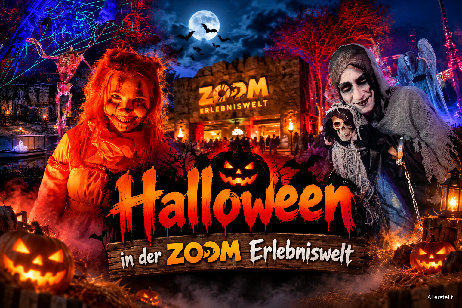 Halloween in der ZOOM Erlebniswelt