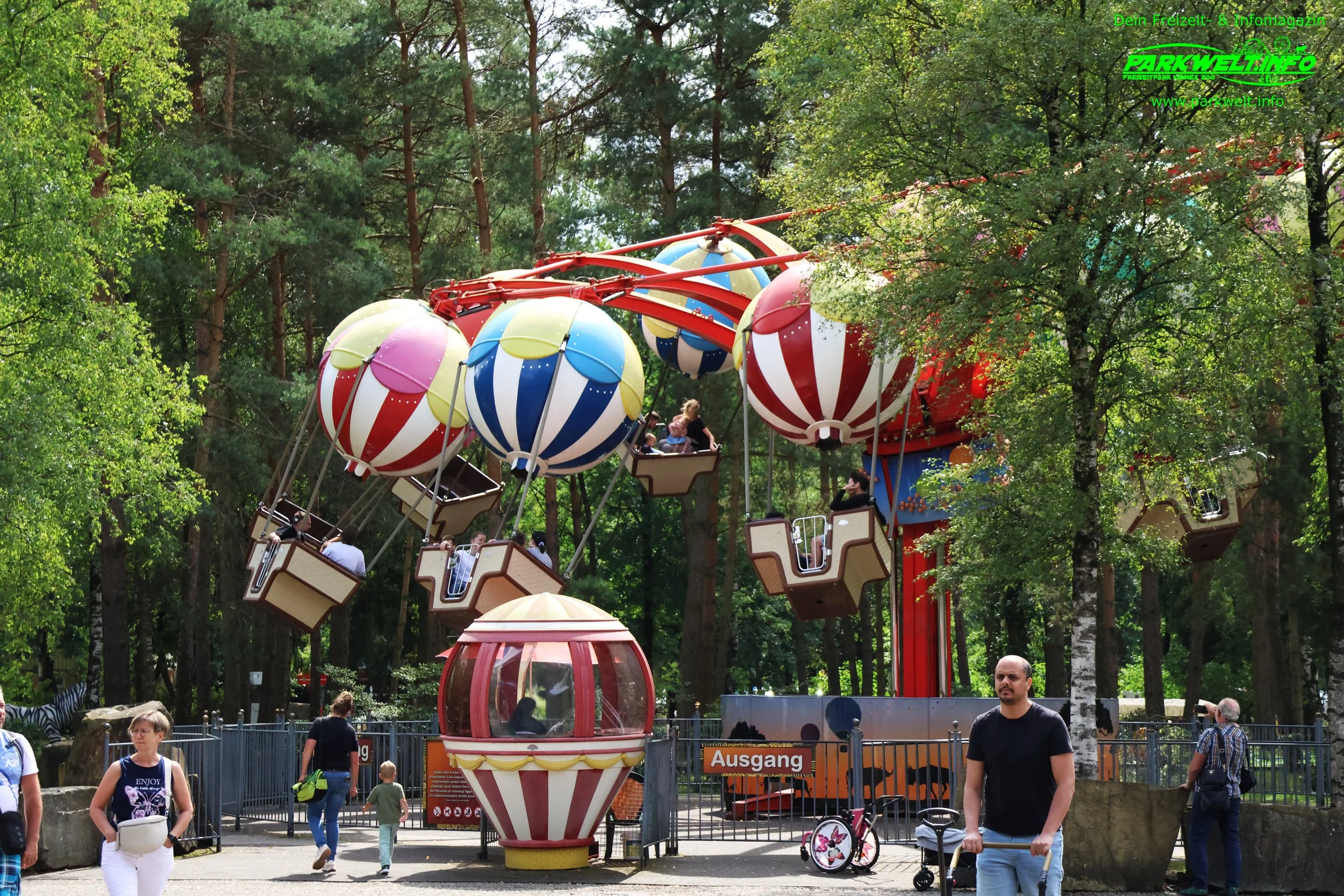 Balloon Race Zamperla Safariland Stukenbrock Freizeitpark Themepark Info News Park Plan Map Guide Achterbahn Attraktionen Adresse Preise