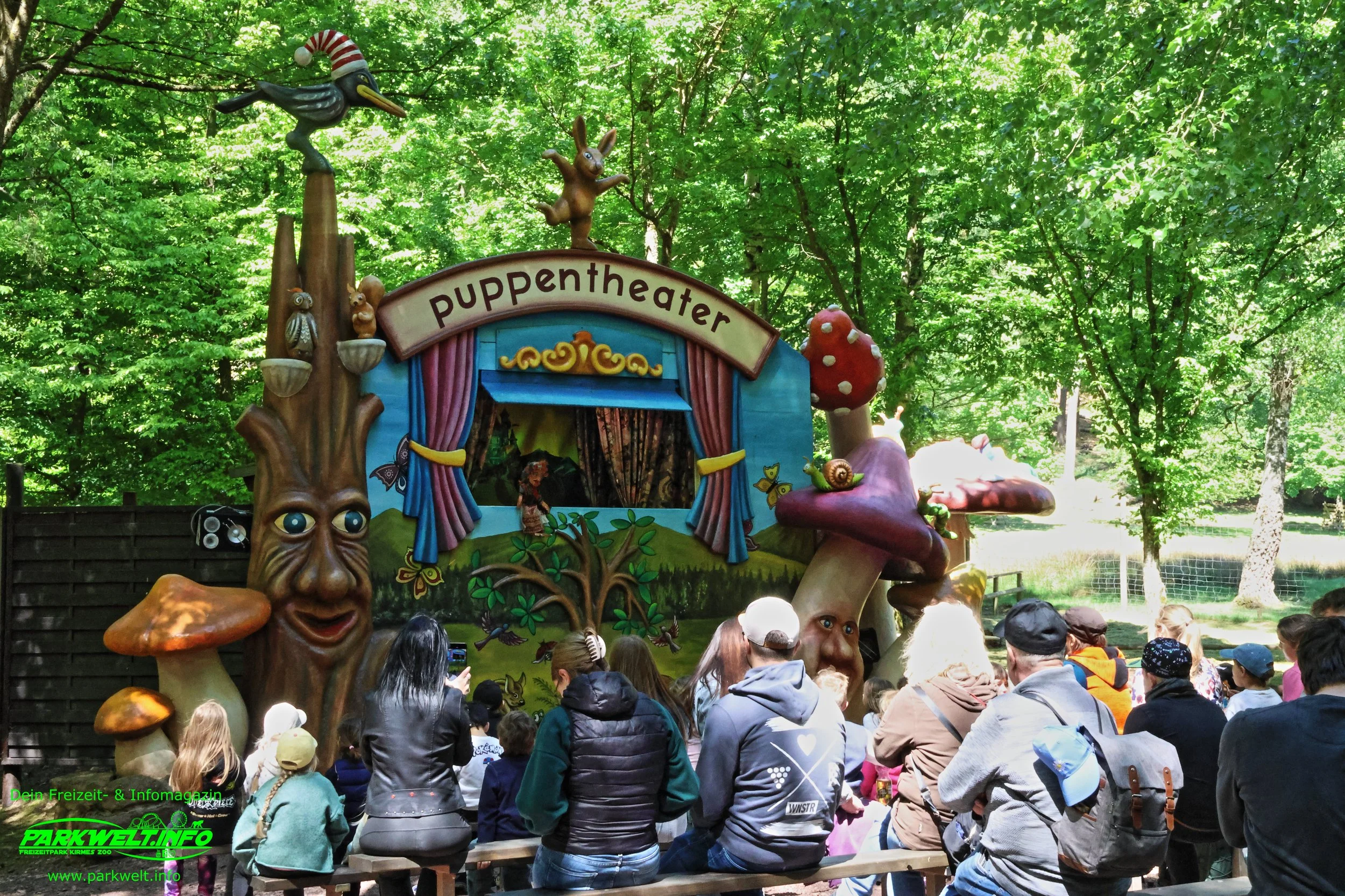 Kurpfalz Park Freizeitpark Wachenheim Tiere Attraktionen Wildpark Puppentheater