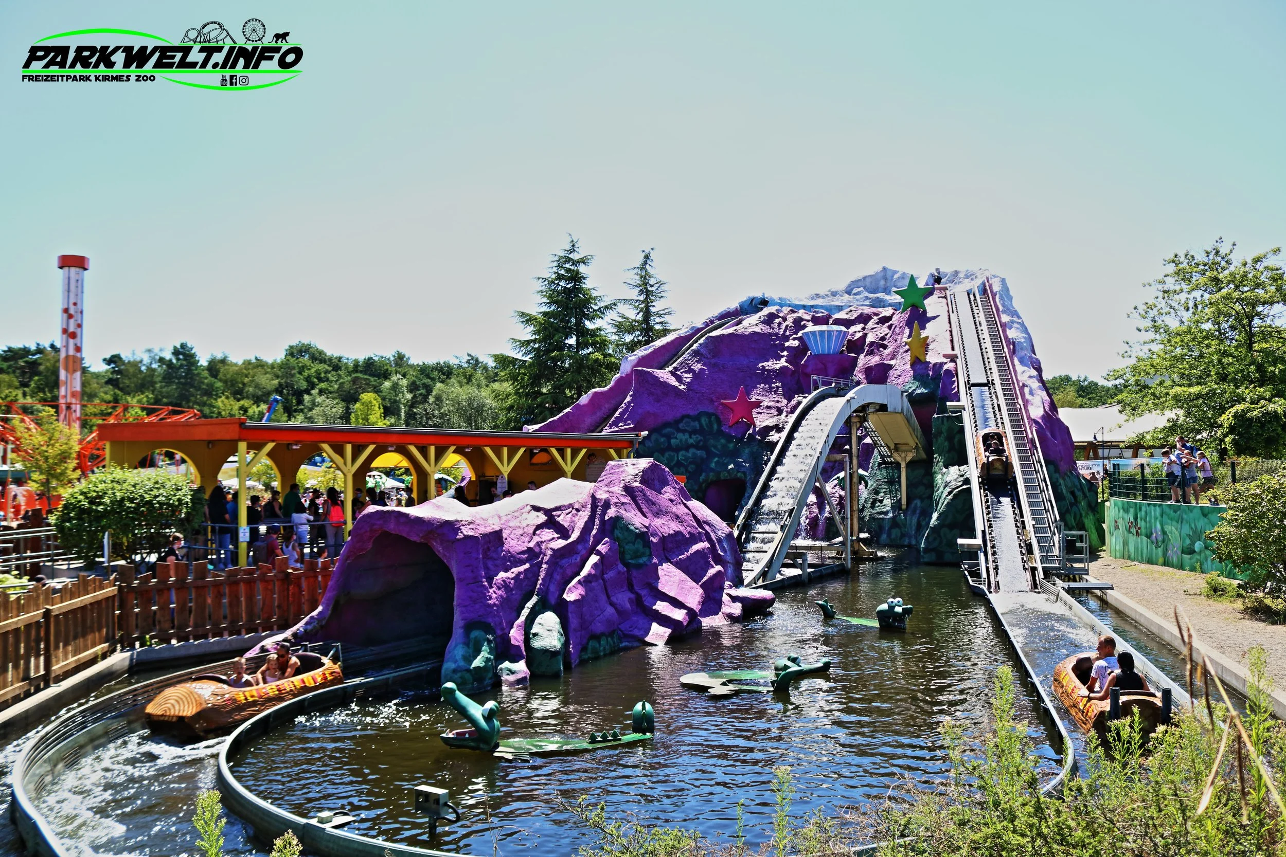 doras big river adventure wasserbahn wasser wild bahn splash  movie park freizeitpark themepark filmpark bottrop germany achterbahn attraktionen info