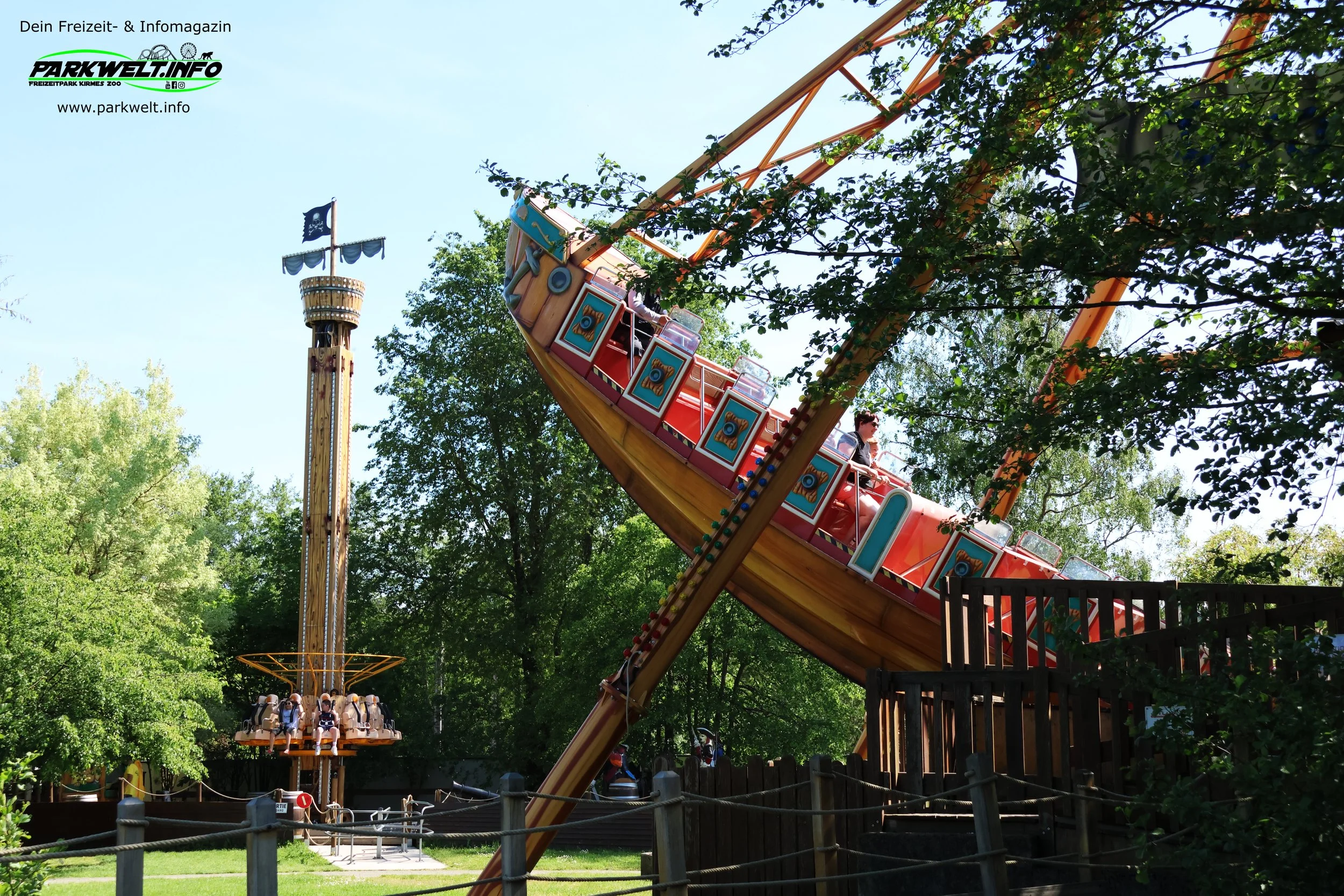 Le Bateau Pirate SBF Visa Schiffschaukel Didiland Freizeitpark Themepark Amusementpark Info Preise Attraktionen Achterbahn Park Plan Frankreich Europa Bilder Adresse