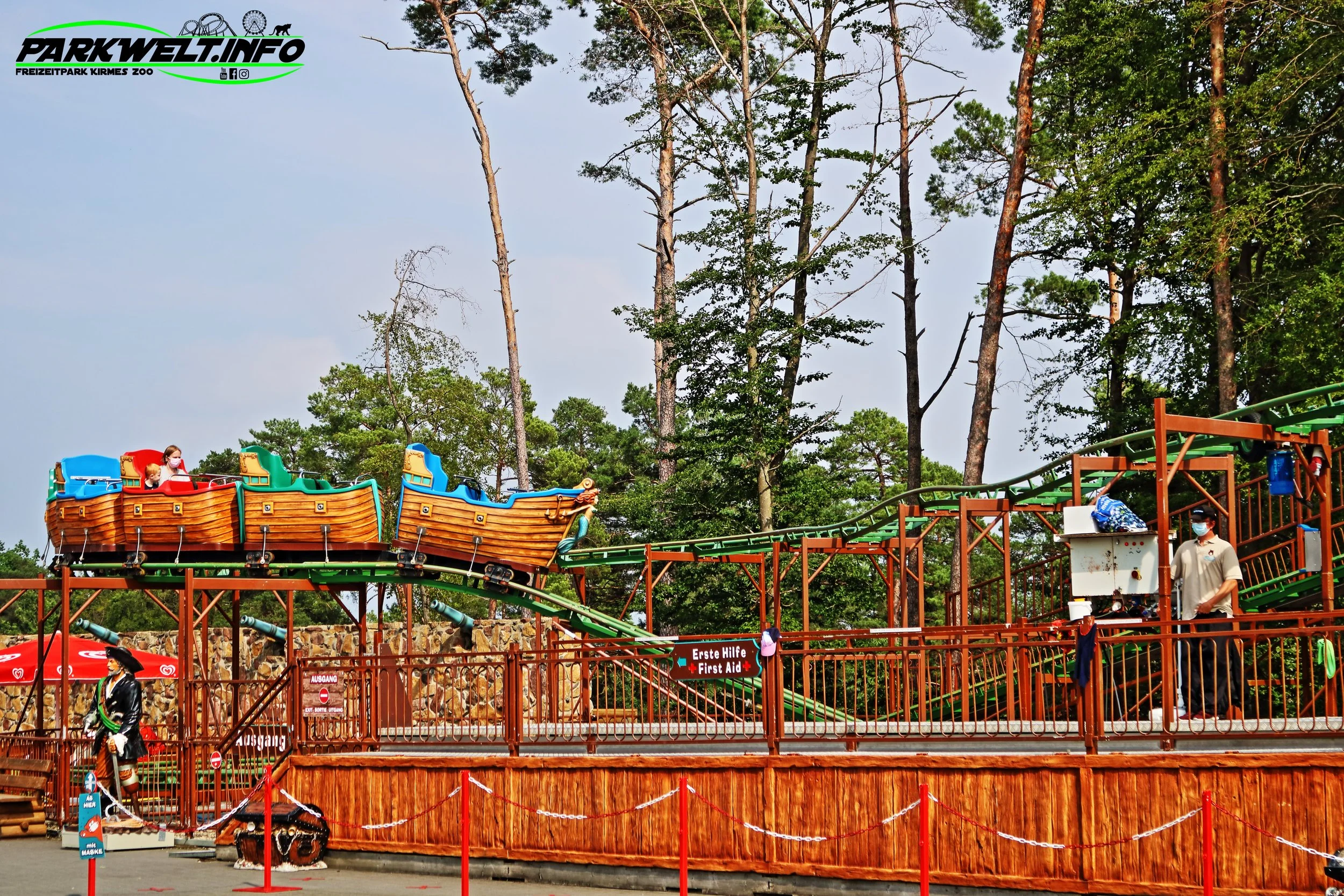 Achterbahn Eifelpark Blitz im Eifelpark Gondorf