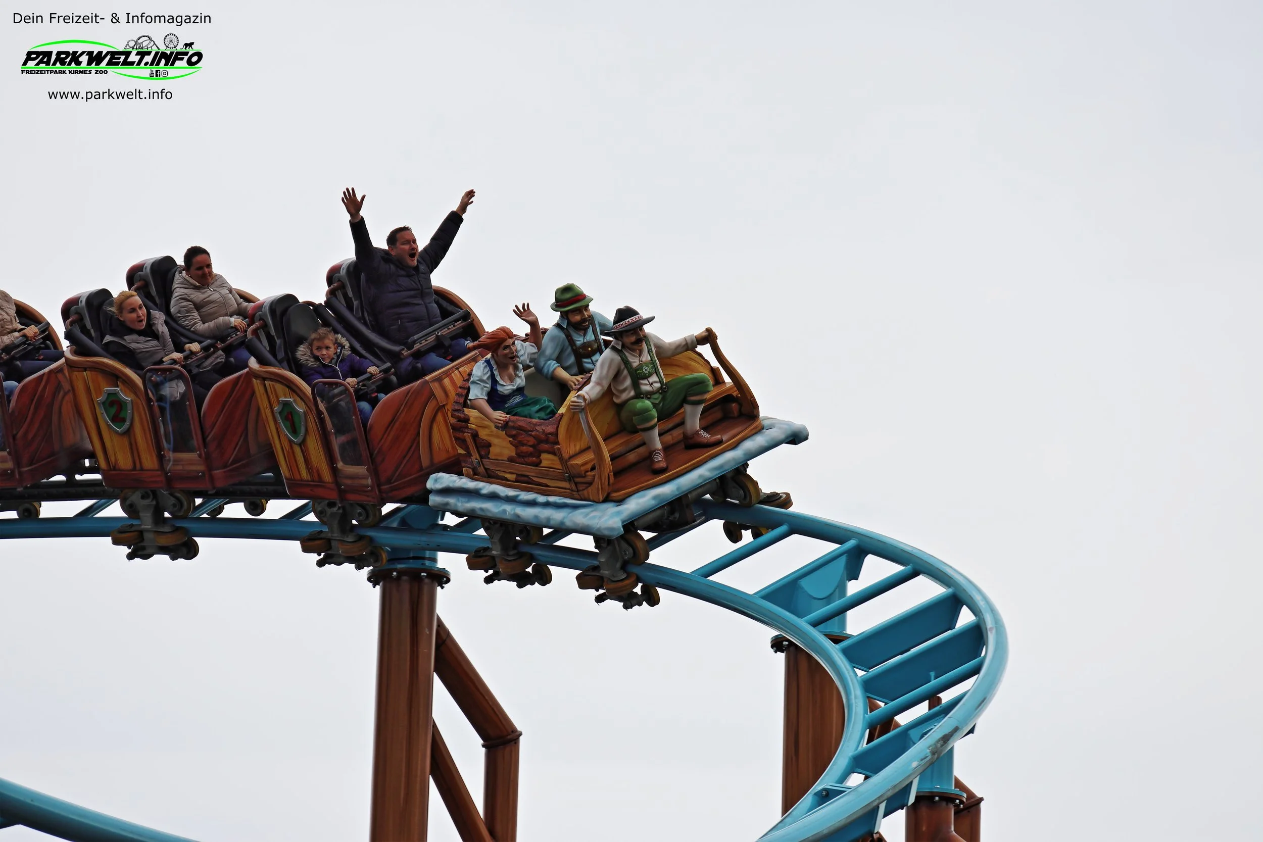 BERG & TAL HETZ Sbf Visa Achterbahn Skyline Park Launch Coaster