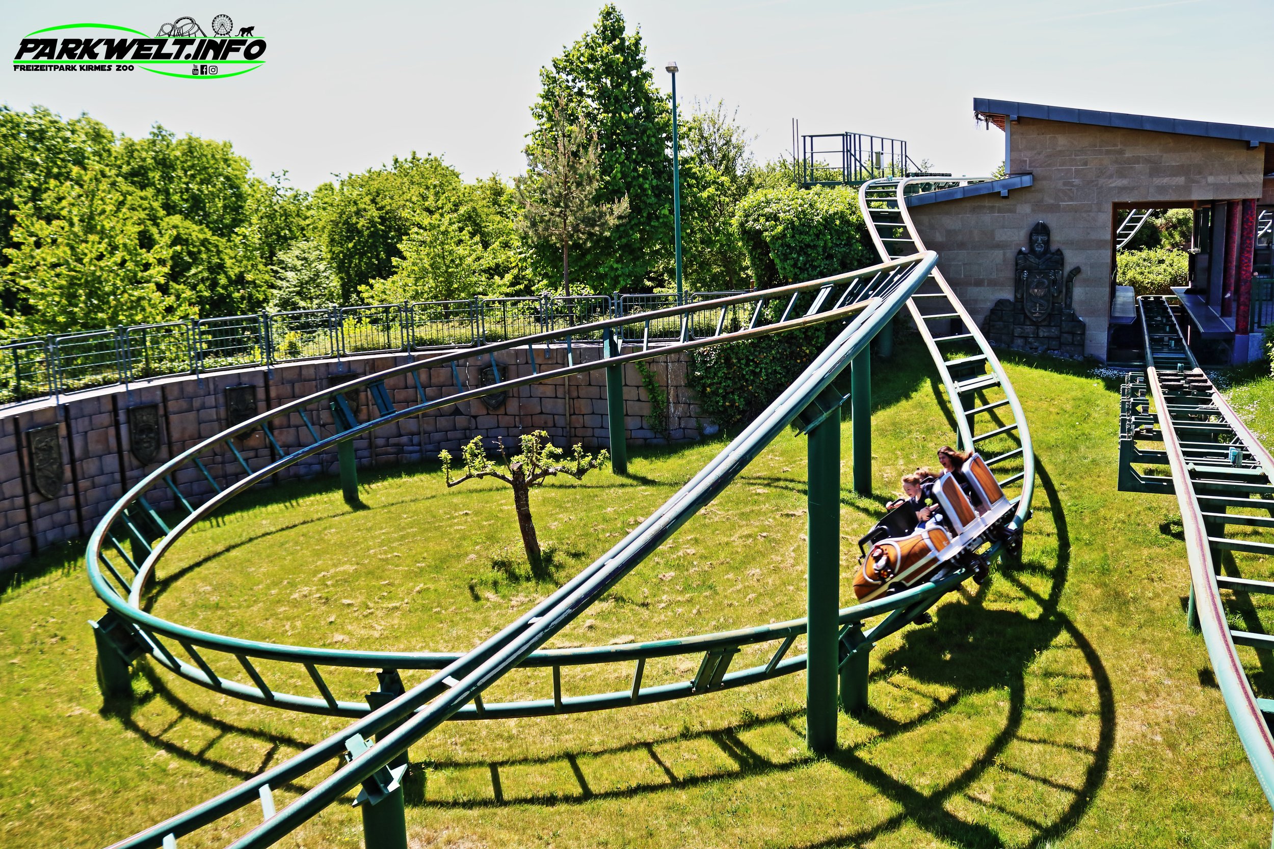 heiße fahrt gerstlauer Achterbahn klotti Park klotten wildpark freizeitpar