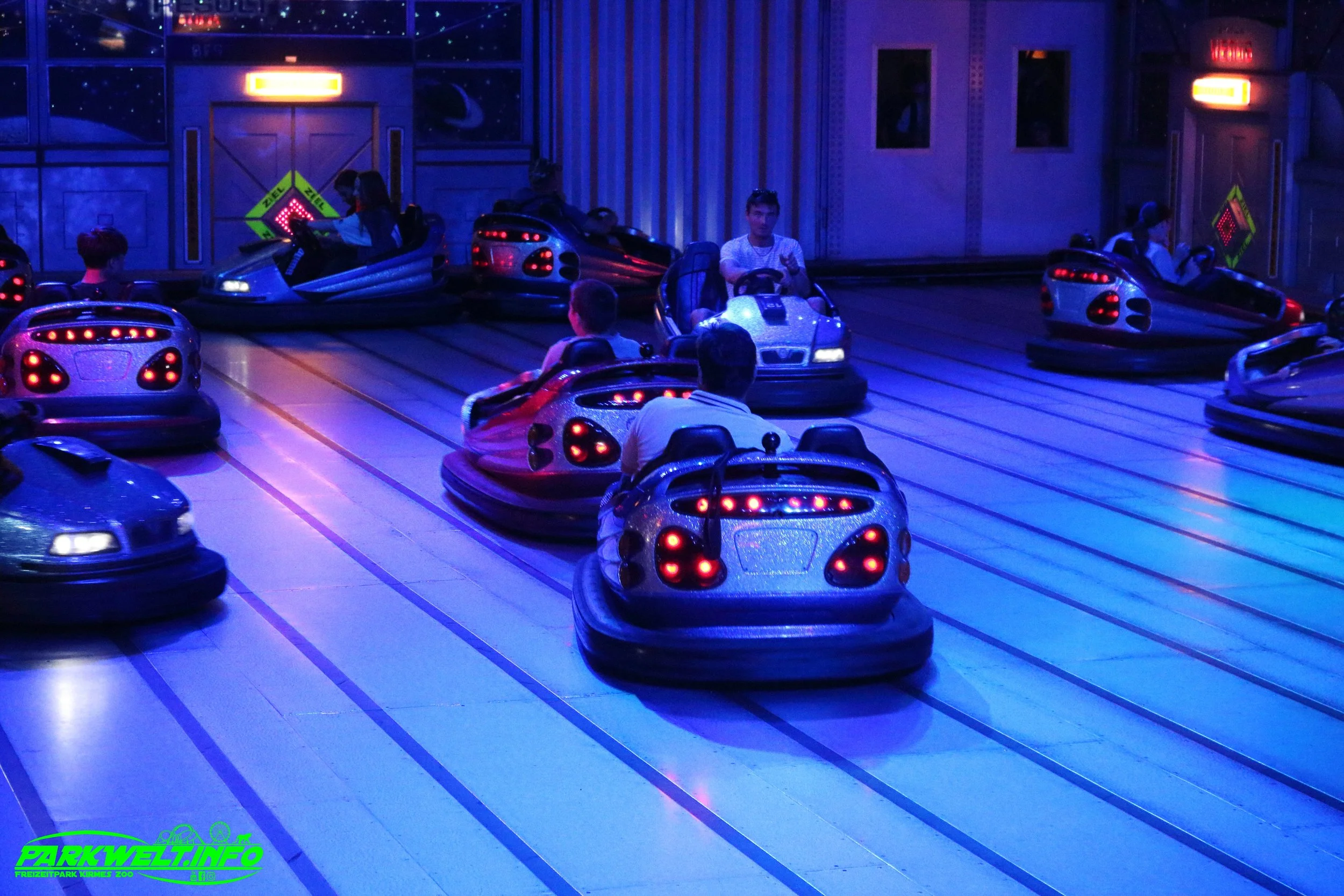 Space Scooter Bertazzon Interaktiver Autoscooter Auto Hansa Park Freizeitpark Themepark Ostsee Sierksdorf Info Map Guide Attraktionen Fahrgeschäfte Park Plan Achterbahn