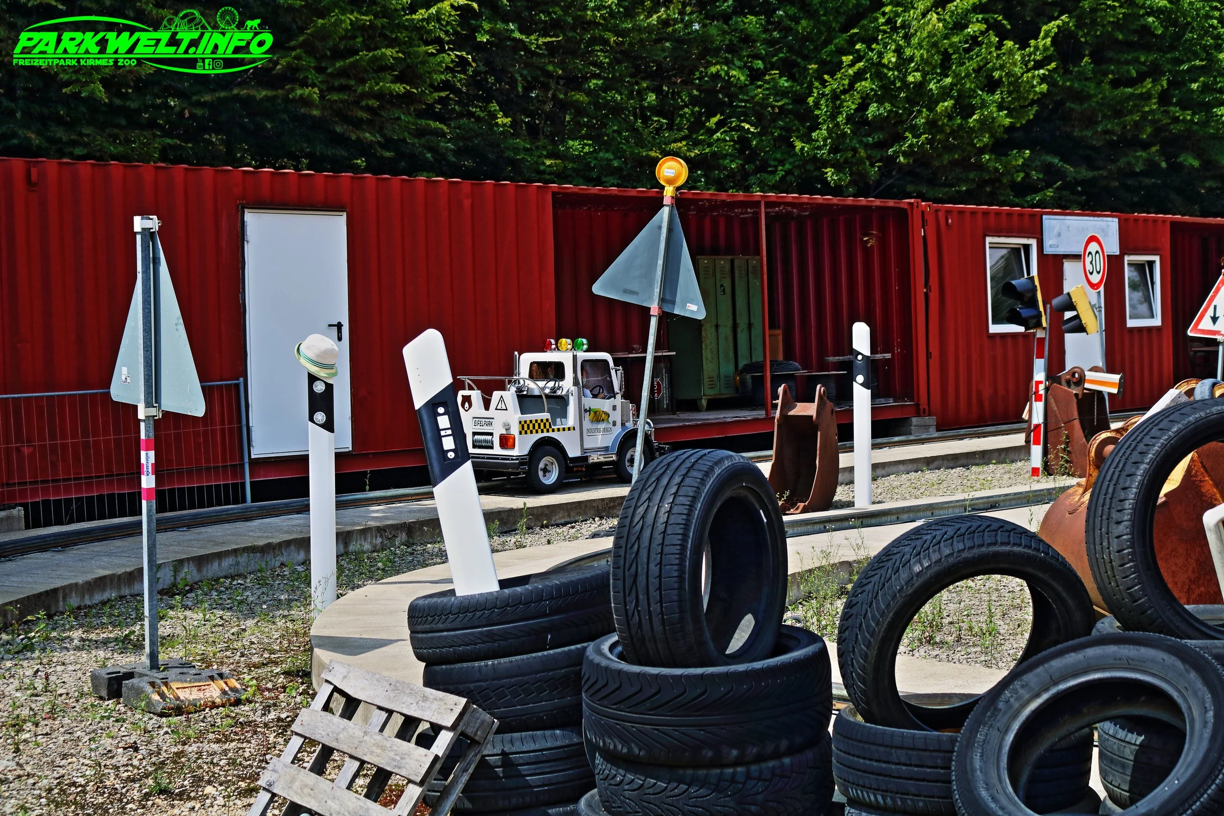Baustellenfahrt SBF Visa Attraktionen Eifelpark Gondorf