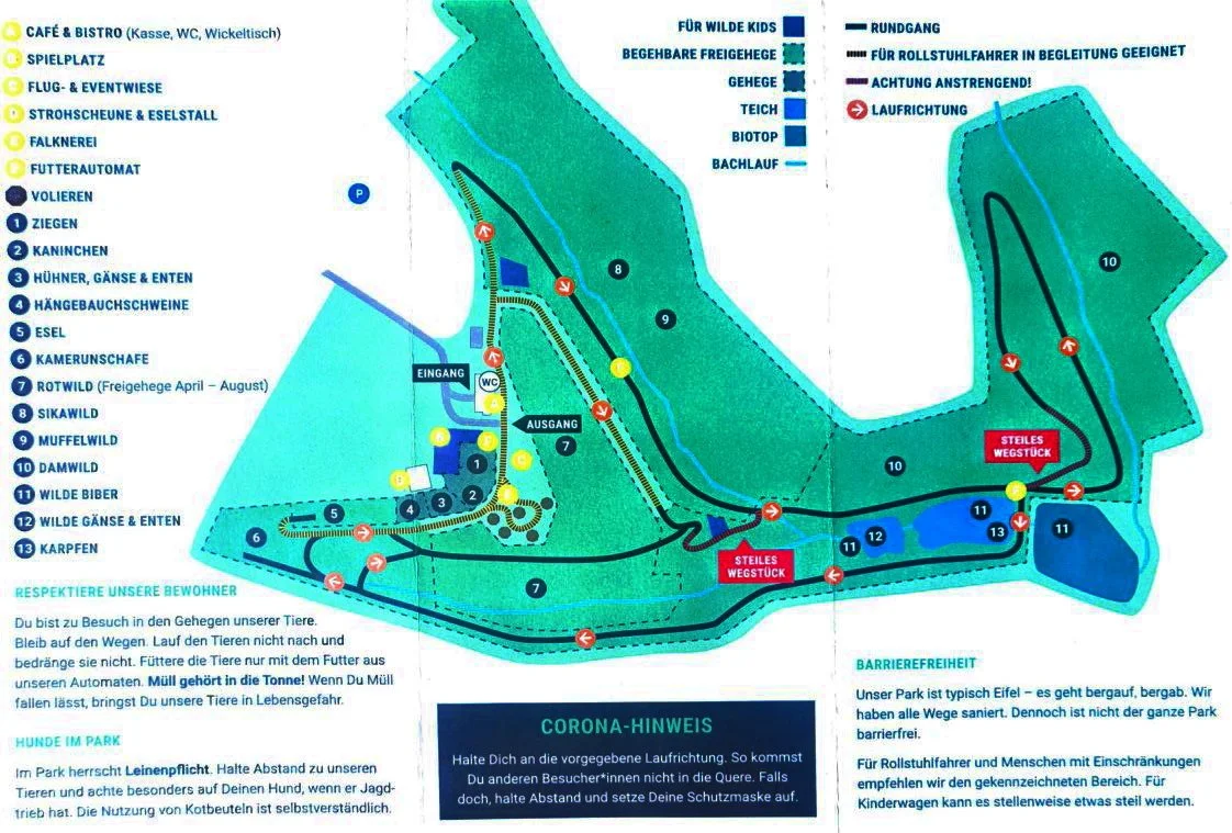 Wildpark Schmidt Tiere Zoo Infos News Park Plan Map Guide Adresse Parken Bilder Fotos Park Plan