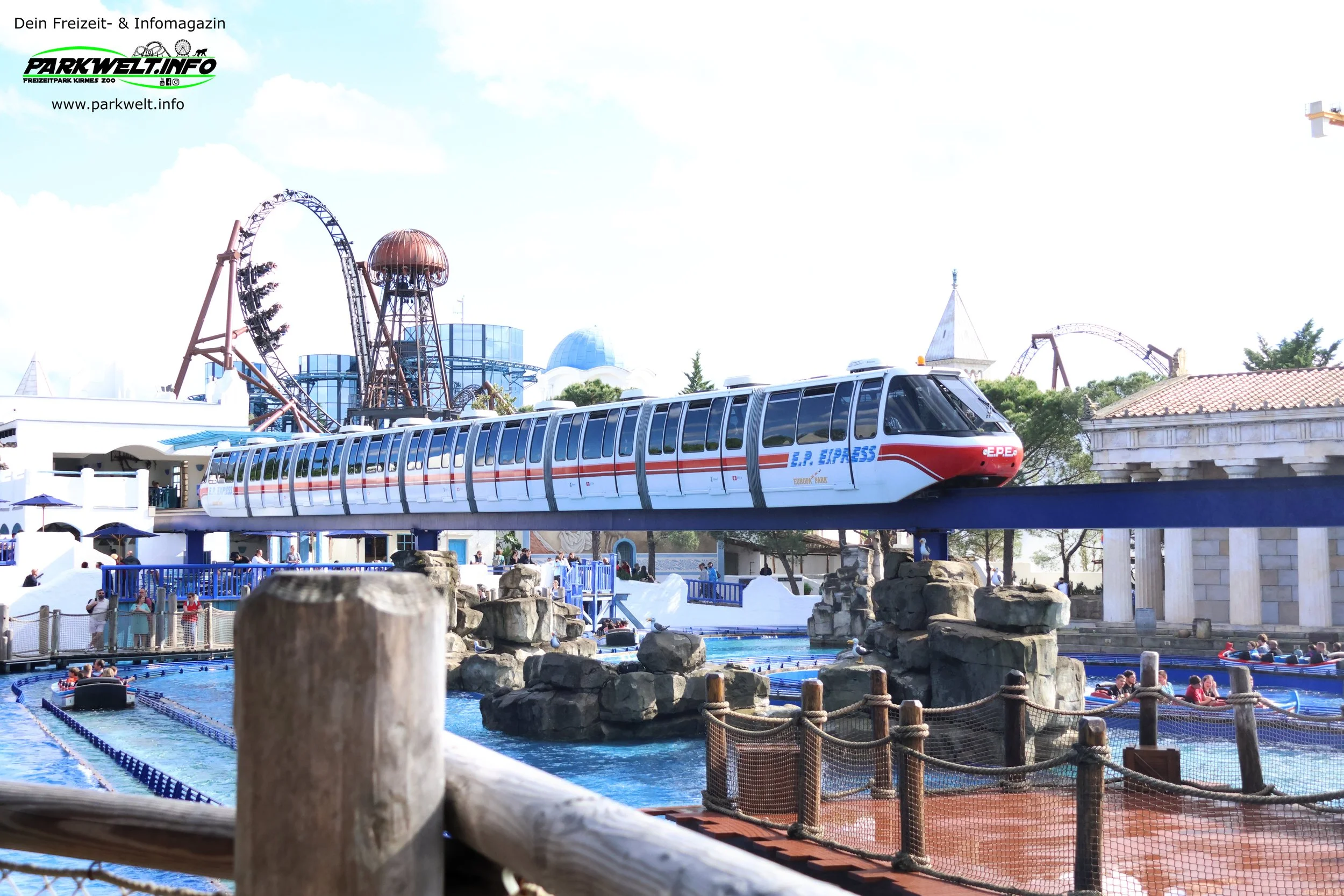 EP Express Monorail Europa Park Freizeitpark Thewmepark Mack Rides Info Bilder Technische Daten