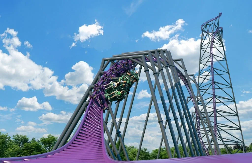 Six Flags Great Adventure enthüllt Rekord Spinning Coaster „BAKUNAWA“