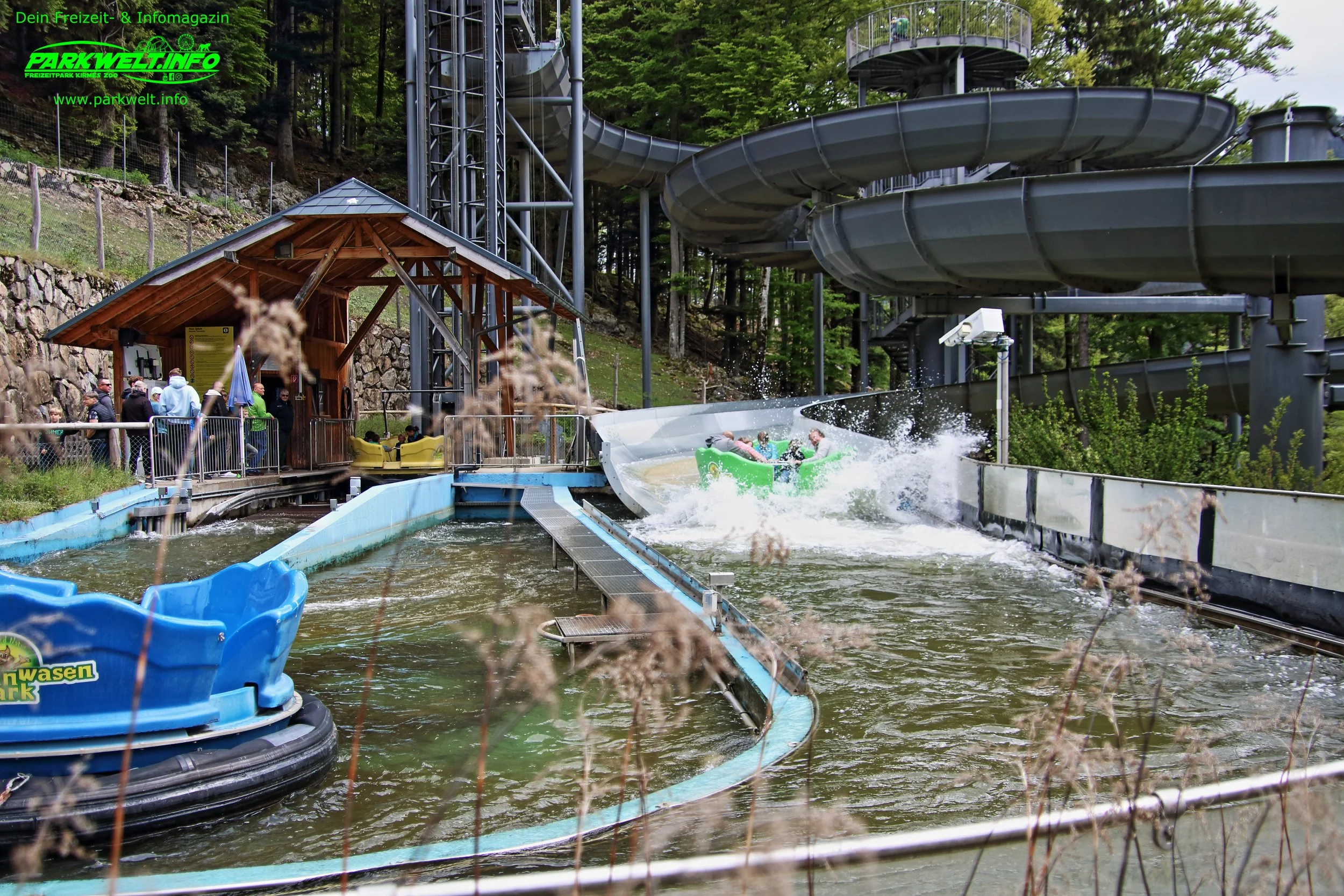 River Splash abc Rides Rafting Steinwasen Park Baden Württemberg Freizeitpark Themepark Wildpark  Oberried Attraktionen Fahrgeschäfte Achterbahn Rodelbahn Infos Info News Schwarzwald Seilbahn