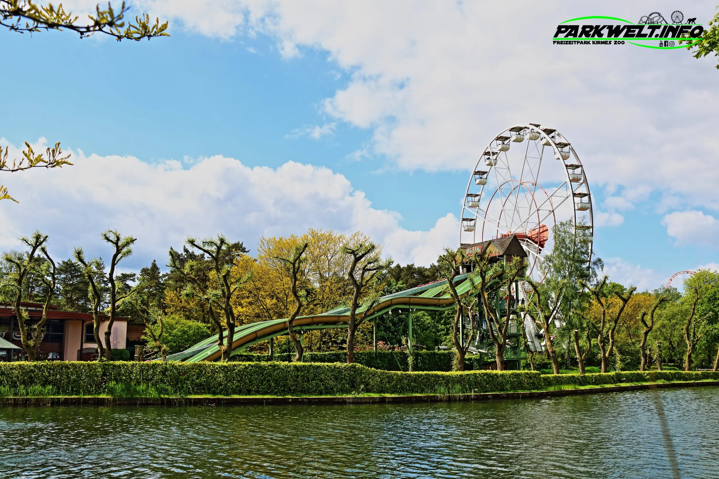 coaster Attraktion Freizeitpark Themepark Park Plan Map Guide Anfahrt Fahrgeschäfte Achterbahn Bobbejaanland Belgien