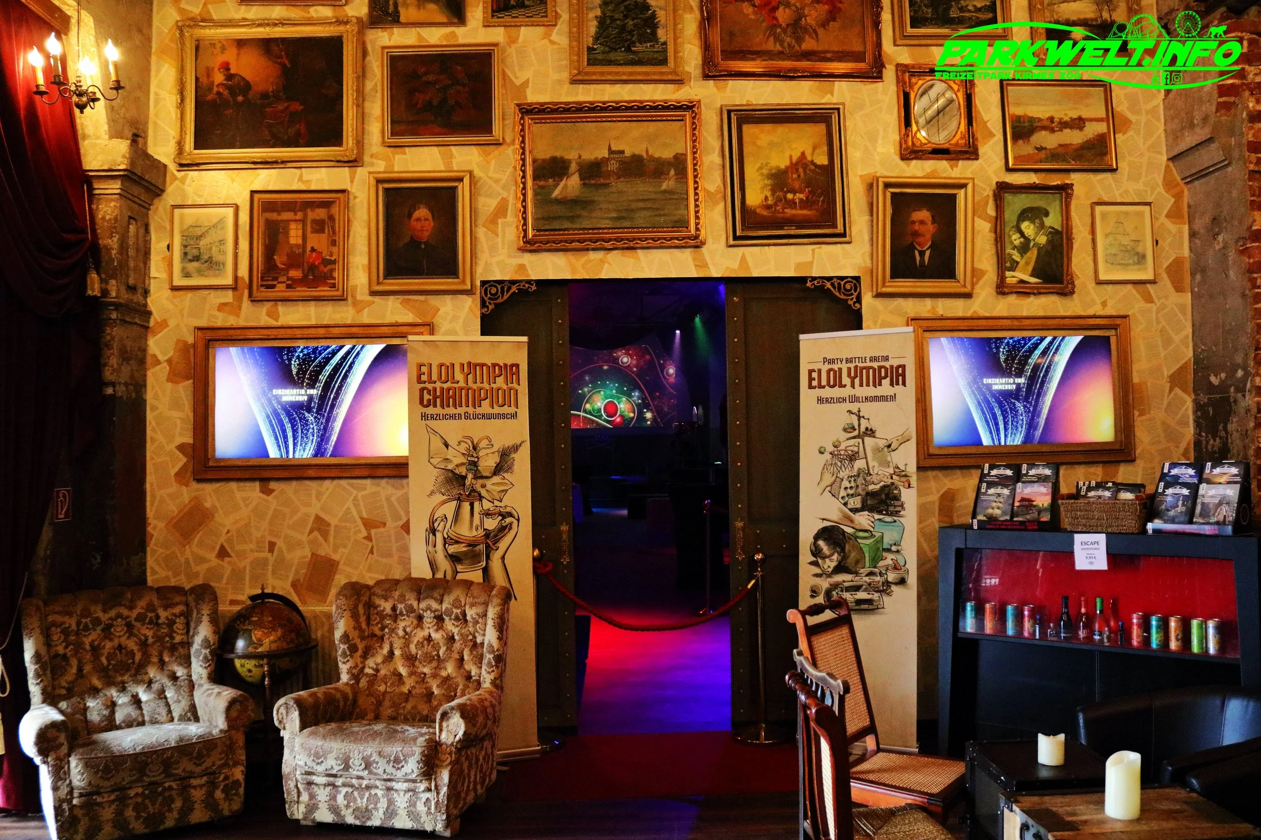 Eventfläche Party Event Events Eloria Erlebnisfabrik Escape Room Bar Lounge Veranstaltungen Erlebnis Familie Ausflug Biergarten Bottrop Zechentreff Exploria Party Grusellabyrinth NRW
