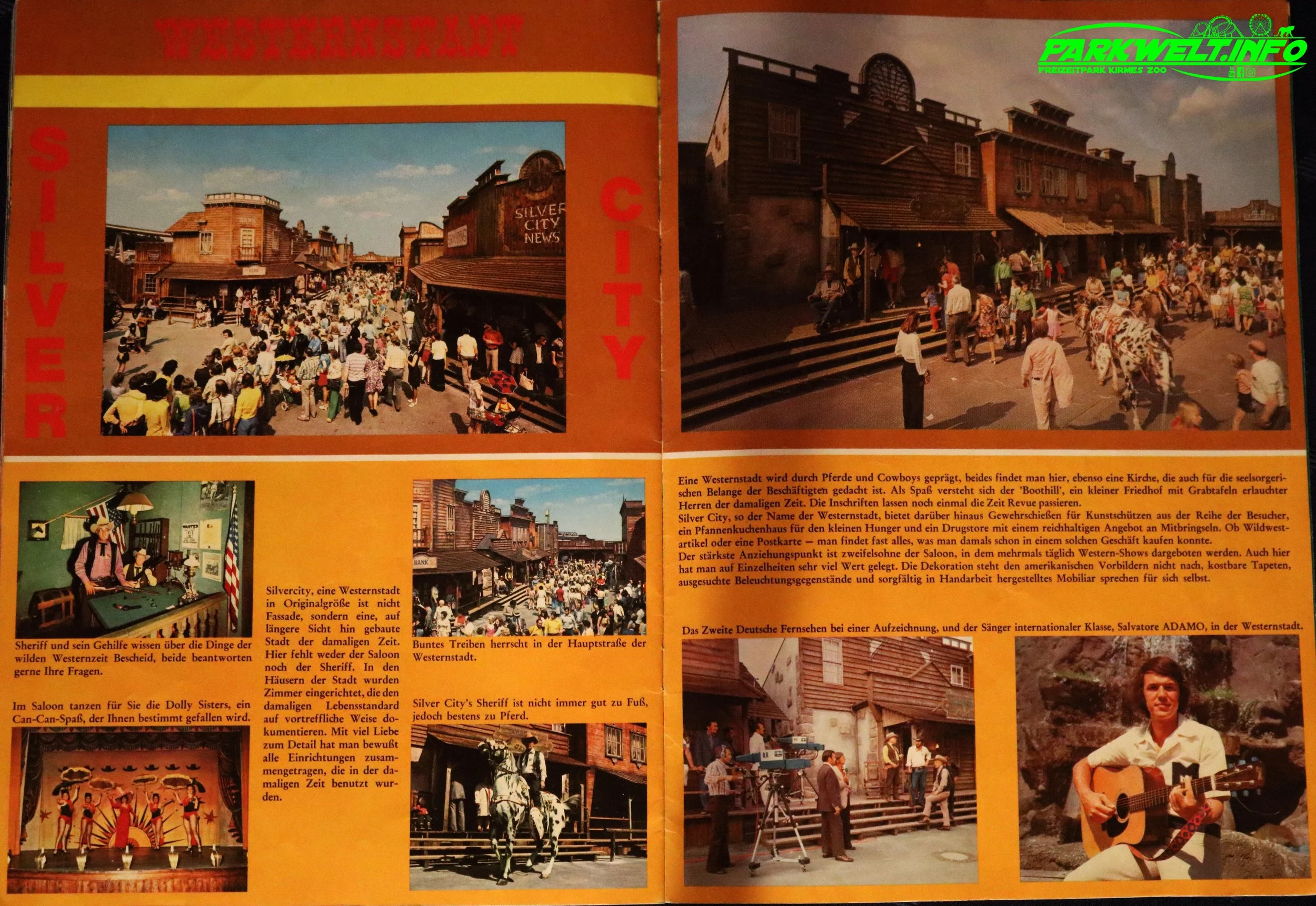 Phantasialand Park Plan 1970 1971 Map Guide history brühl rarität alt damals