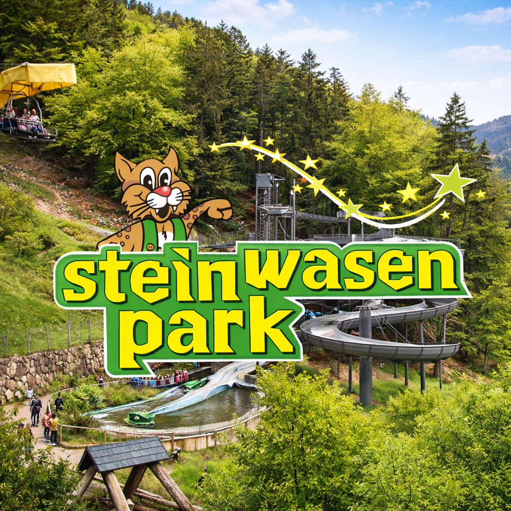 Steinwasen Park Baden Württemberg Freizeitpark Themepark Wildpark  Oberried Attraktionen Fahrgeschäfte Achterbahn Rodelbahn Infos Info News Schwarzwald Seilbahn 