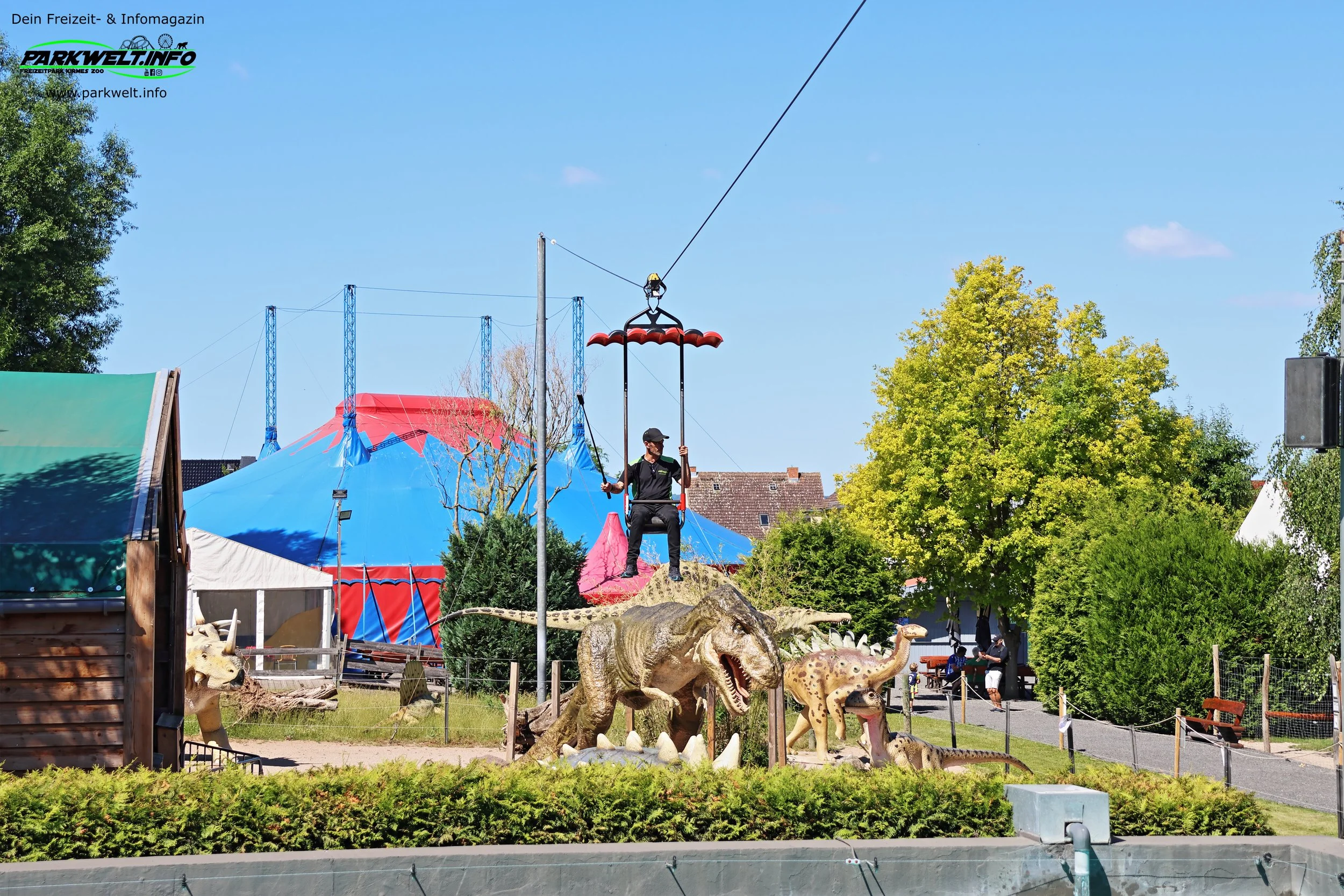 Wüstenflug im Erlebnispark Memleben – Seilbahn für die ganze Familie