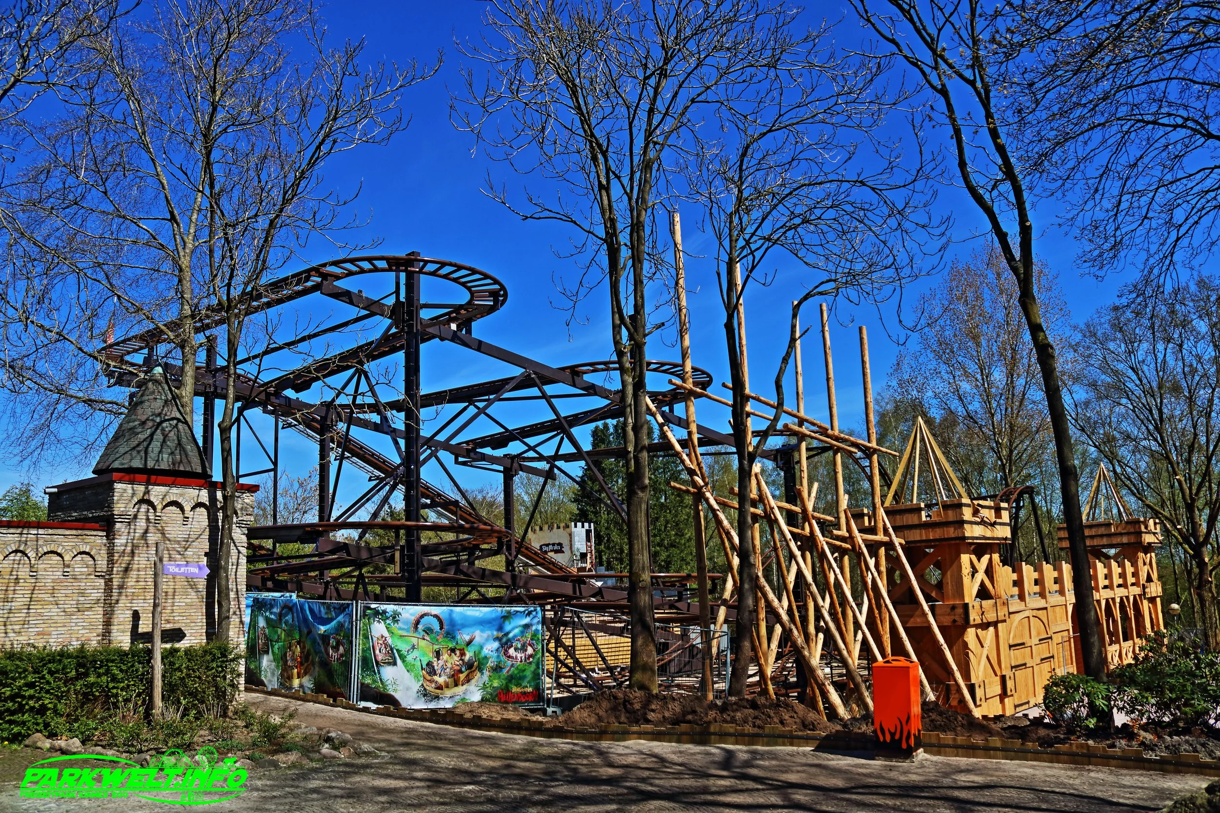 Ridder Strijd Baustelle Neuheit 2022 Update Reverchon Wilde Maus Avonturenpark Hellendoorn Freizeitpark Themepark Amusementpark Attractiepark Info Attraktionen Fahrgeschäfte Park Plan Map Guide Achterbahn Coaster Rollercoaster Öffnungszeiten Preise